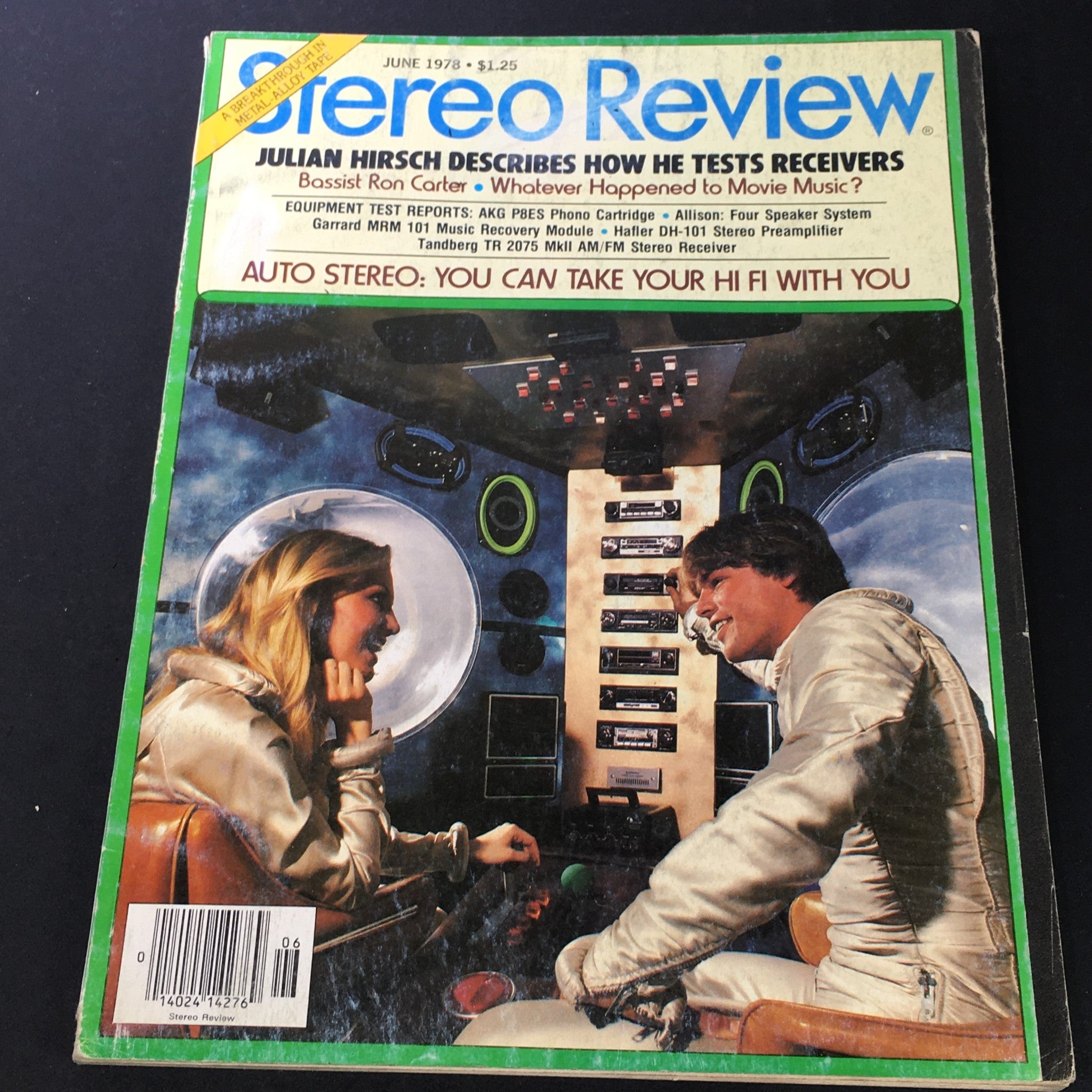 VTG Stereo Review Music Magazine June 1978 - Julian Hirsch / Bassist Ron Carter