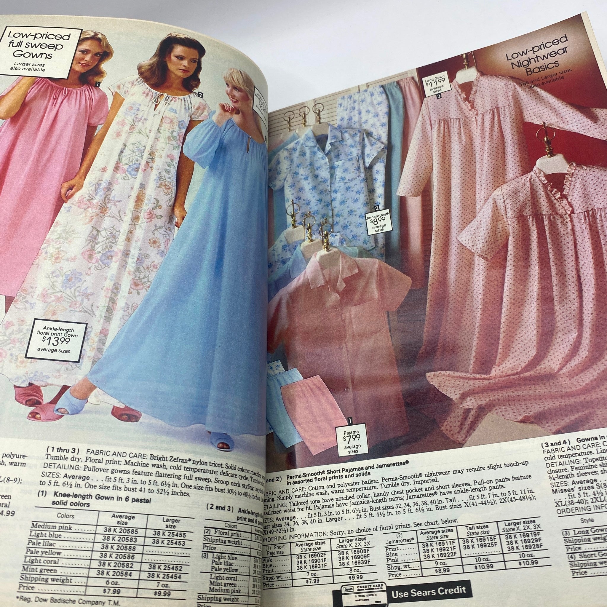 1982 Sears Spring and Summer Full-Sweep Gowns Catalog