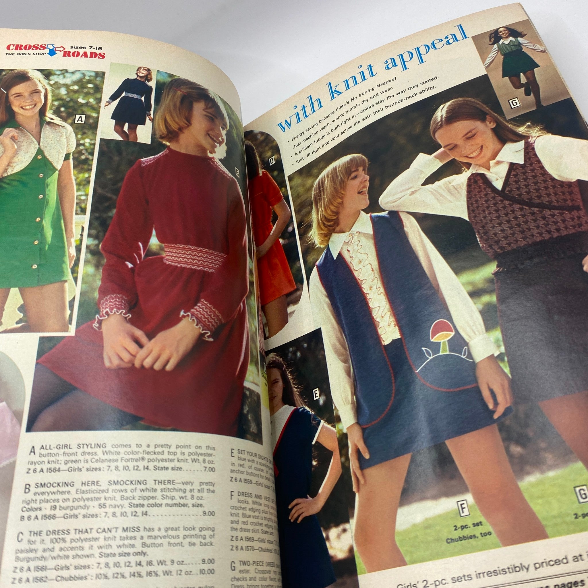 1974 Montgomery Ward Fall and Winter His and Her Sweater Catalog GD Interior