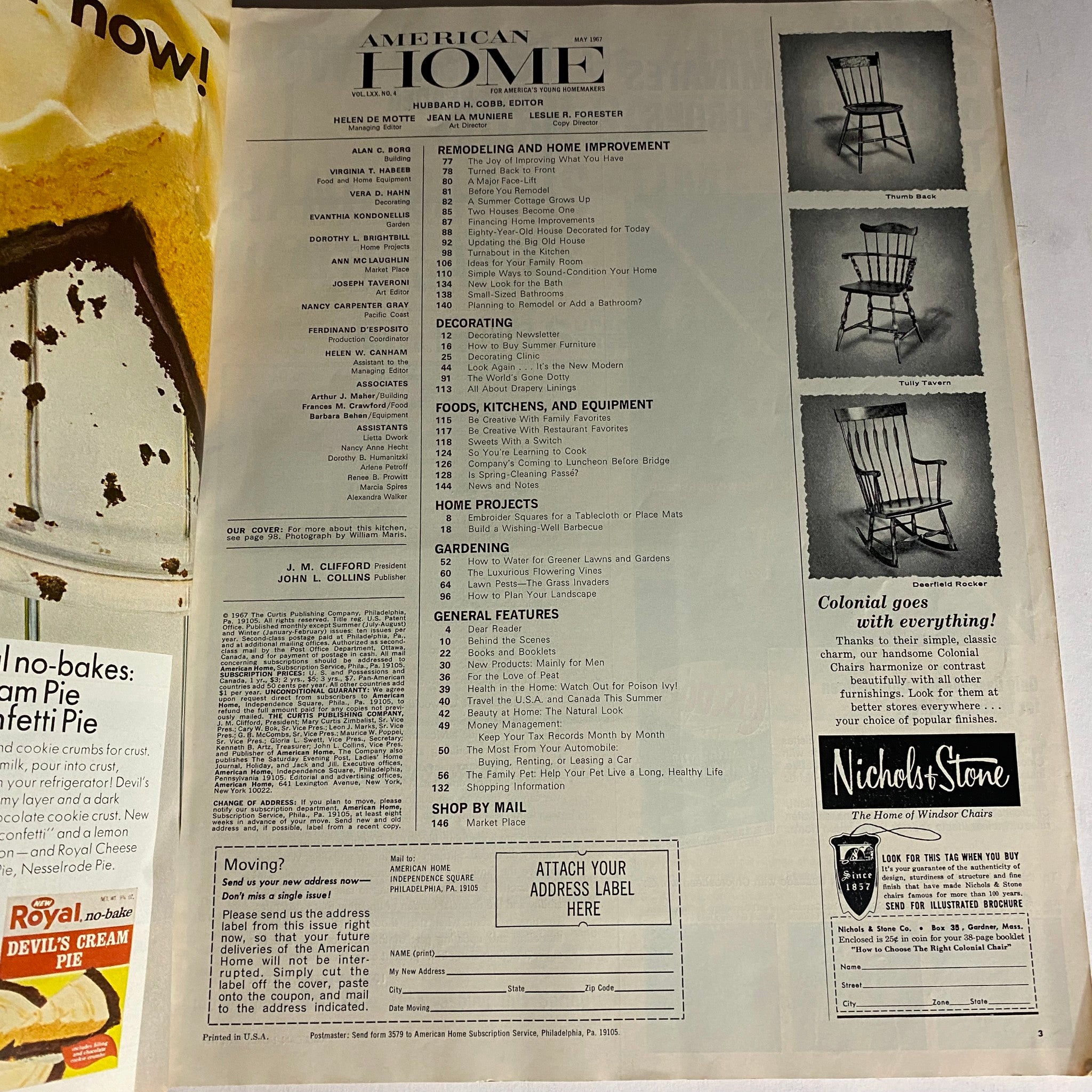 VTG American Home Magazine May 1967 Exciting Ways To Improve Your Home