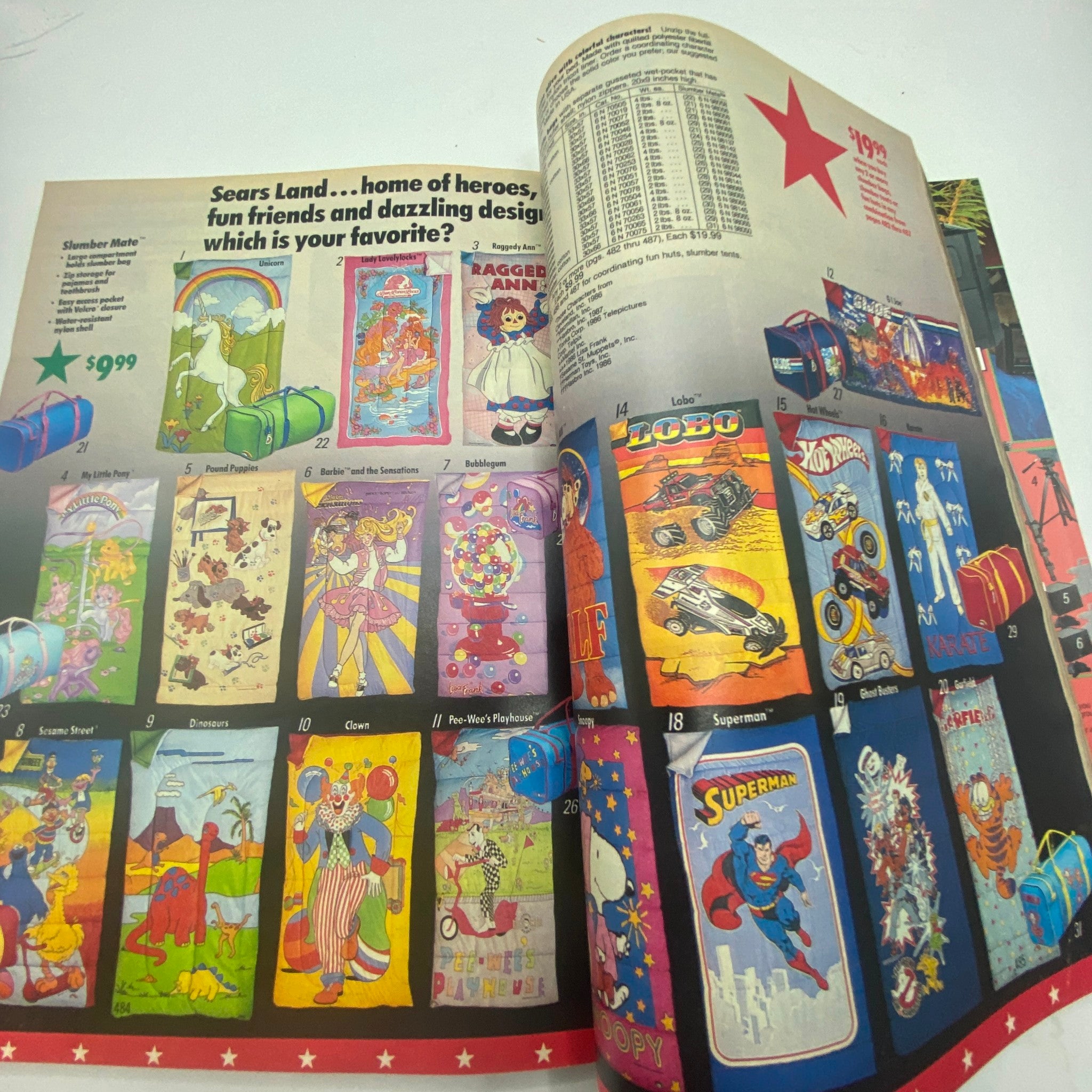 1988 Sears Wish Book Christmas Toys Disney Magic Brochure Catalog