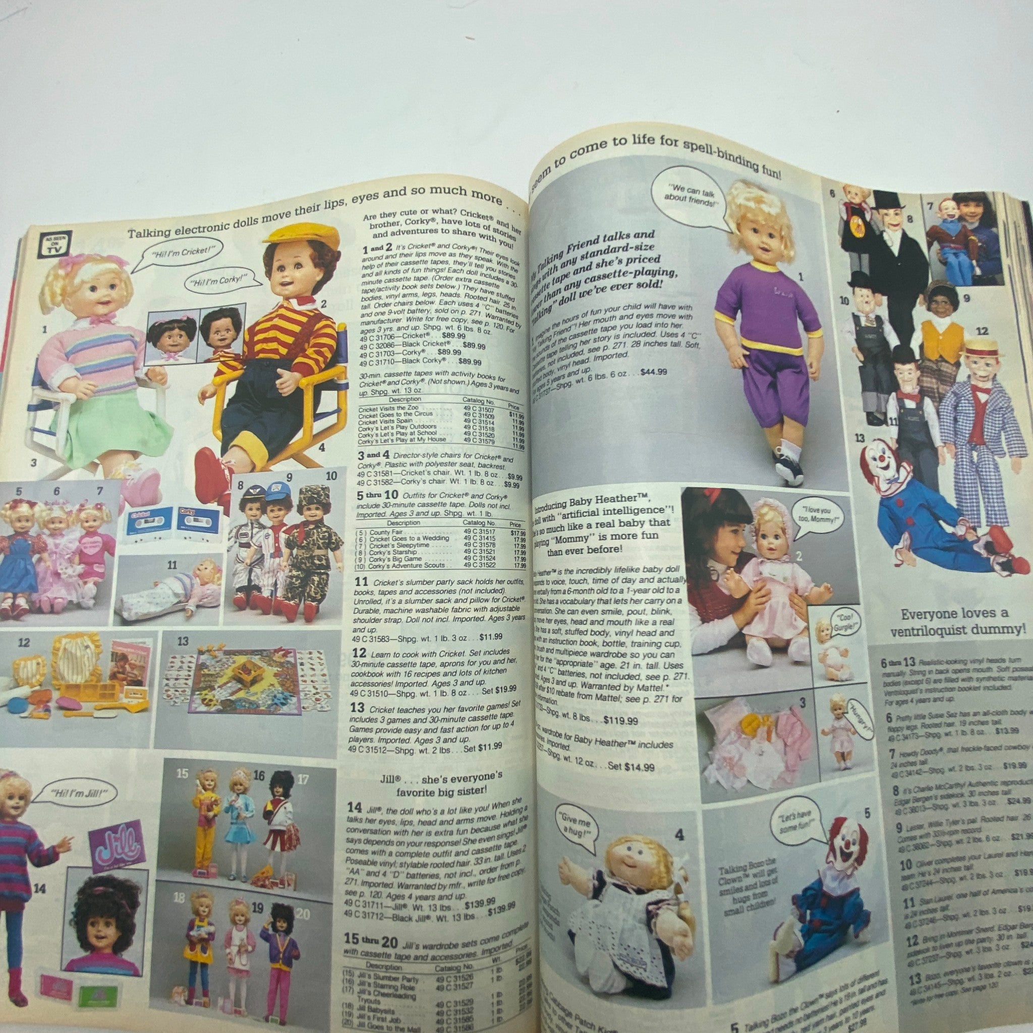 1987 Sears Wish Book for Kids America's Greatest Toy Catalog