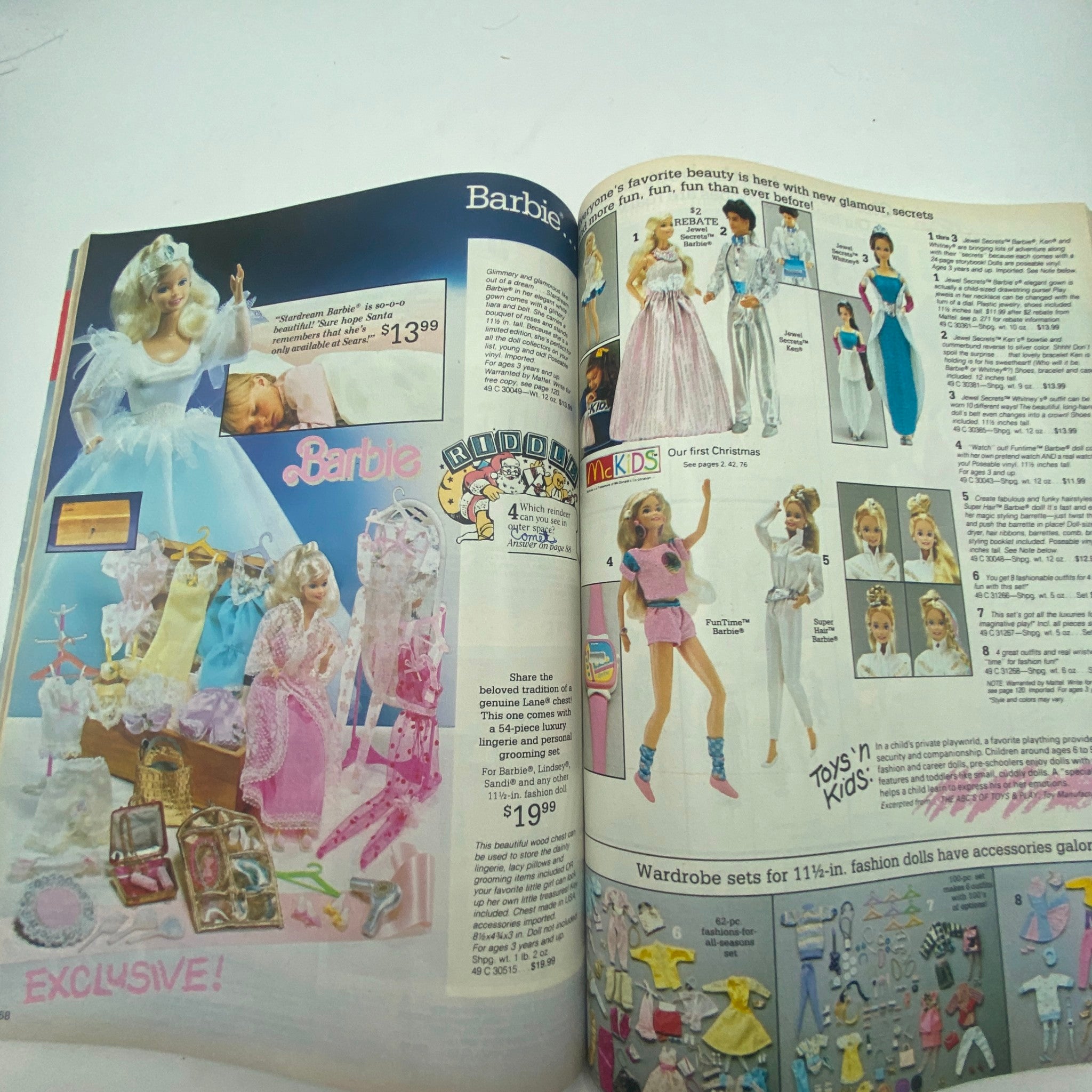 1987 Sears Wish Book for Kids America's Greatest Toy Catalog