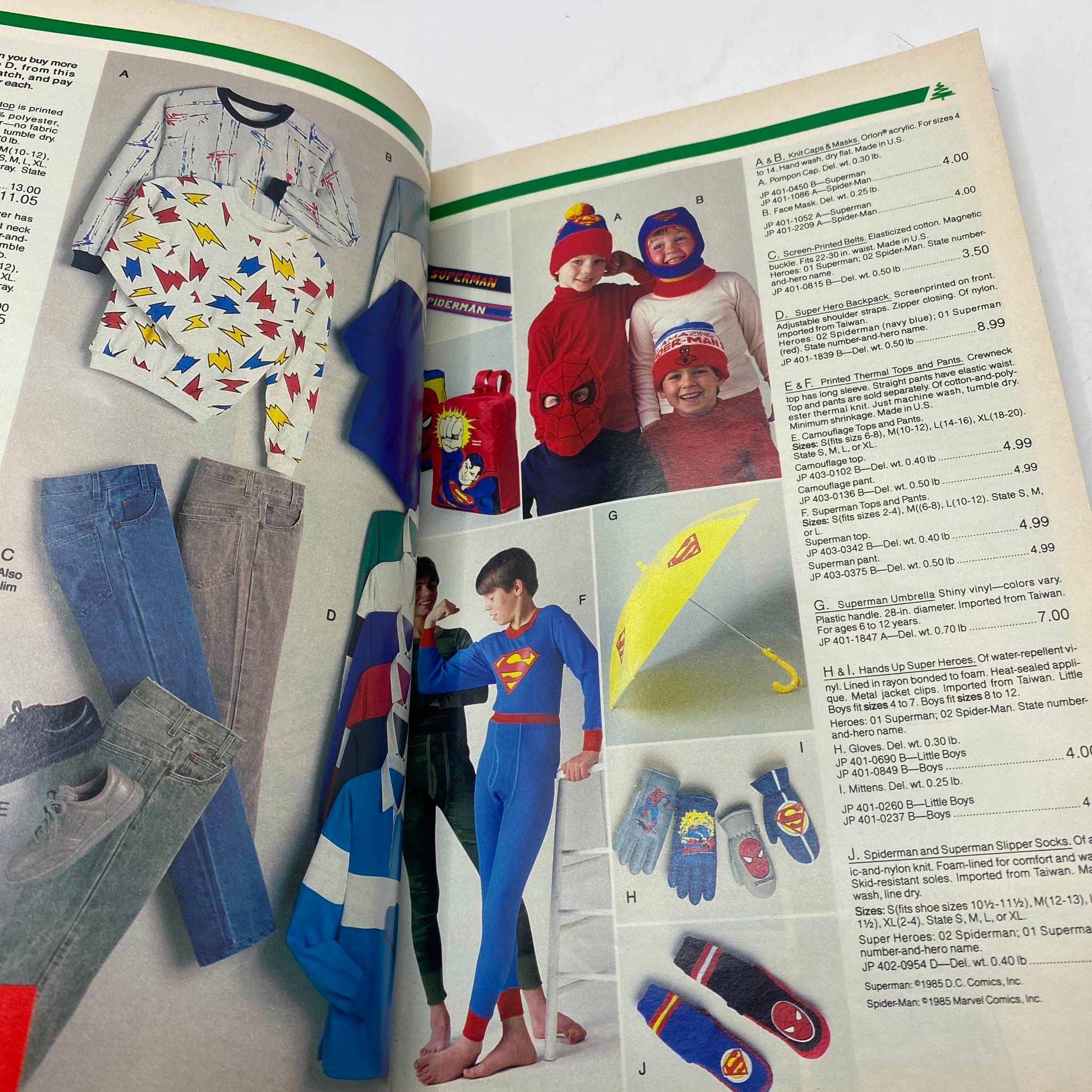 1986 JCPenney Christmas NFL for The Kids Catalog