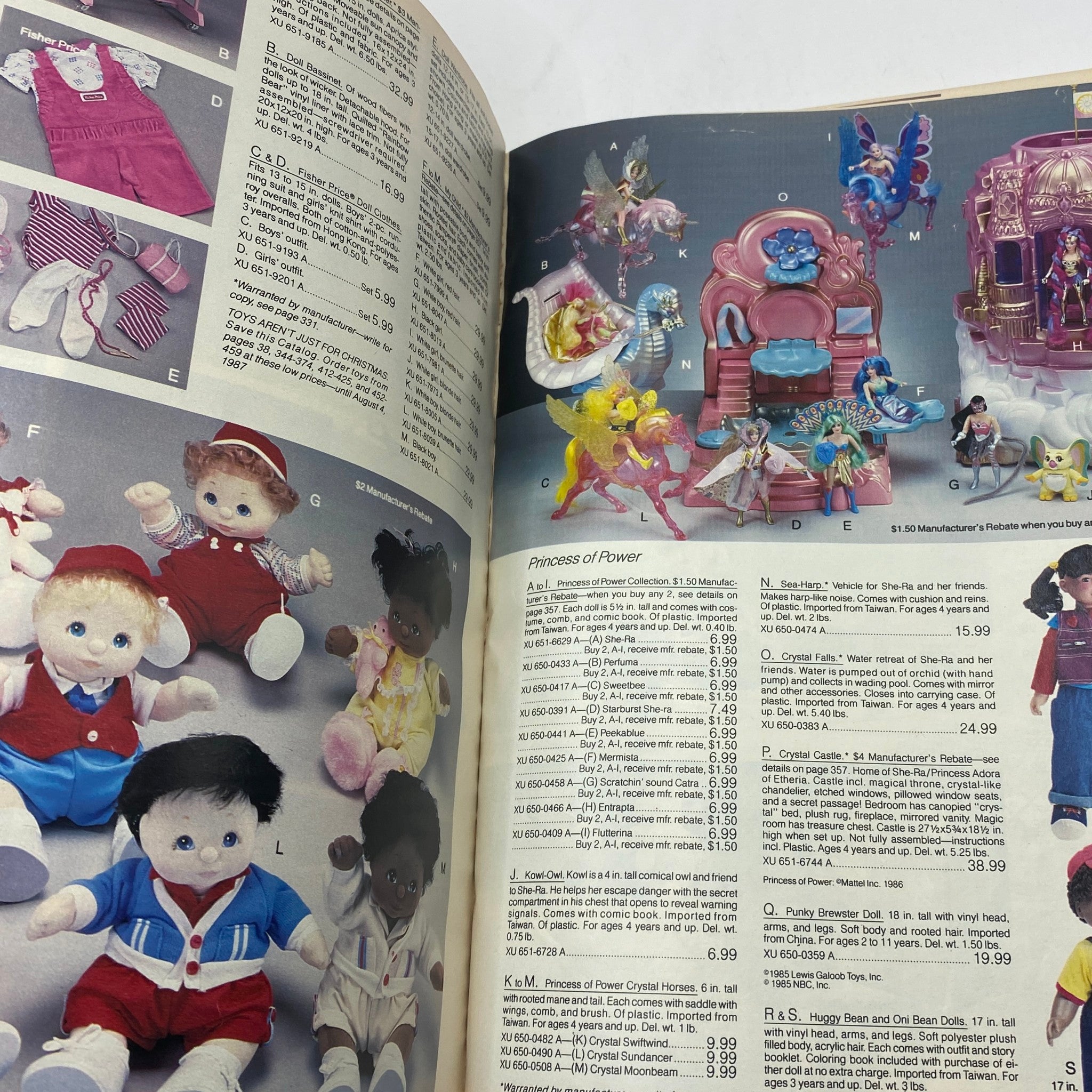 1986 JCPenney Christmas NFL for The Kids Catalog