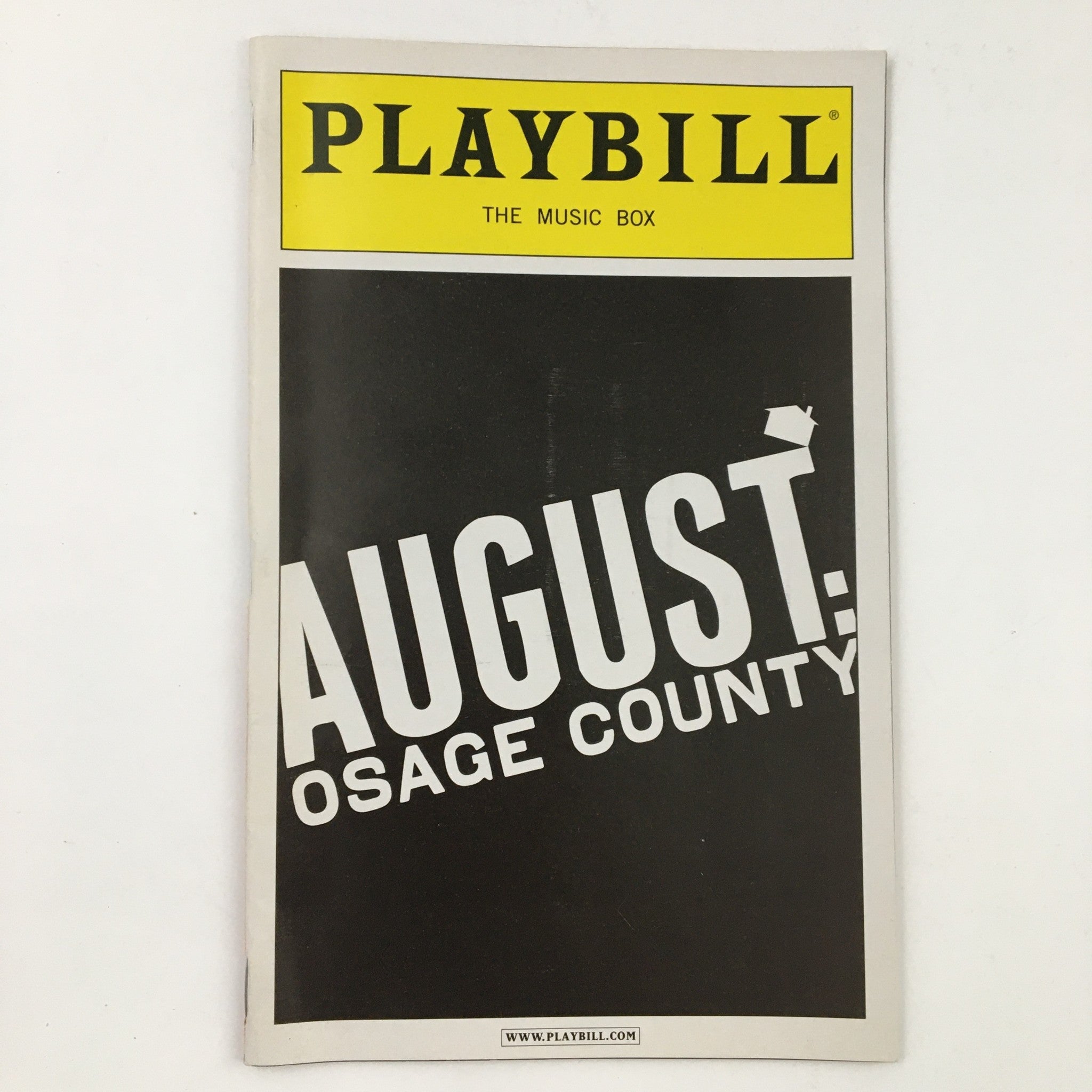 2008 Playbill The Music Box Present August Osage County by Anna D. Shapiro