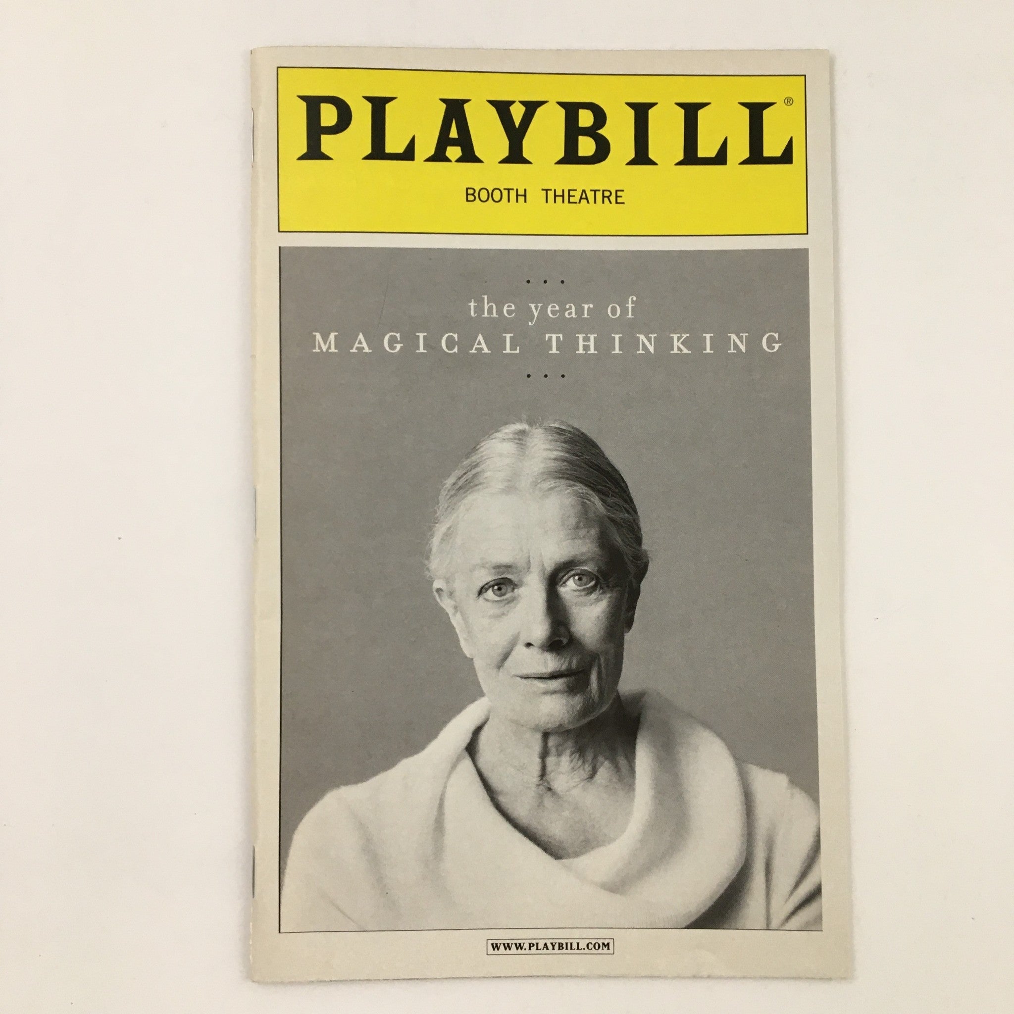 2007 Playbill Booth Theatre Present The Year of Magical Thinking by David Hare