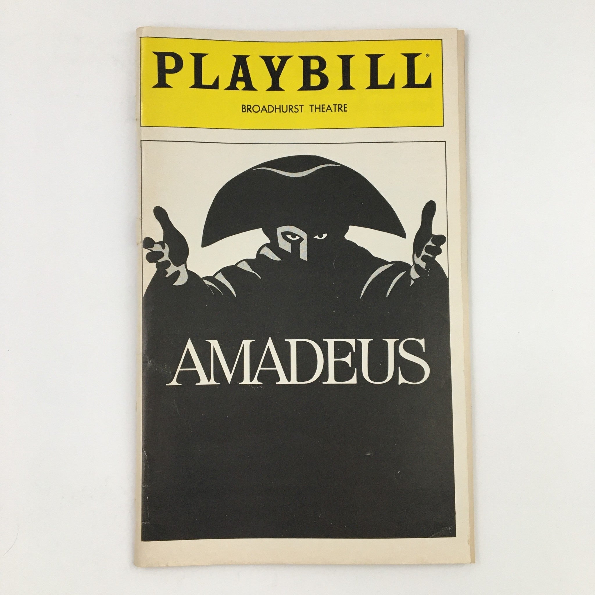 1981 Playbill Broadhurst Theatre Present Ian McKellen in Amadeus by P. Shaffer