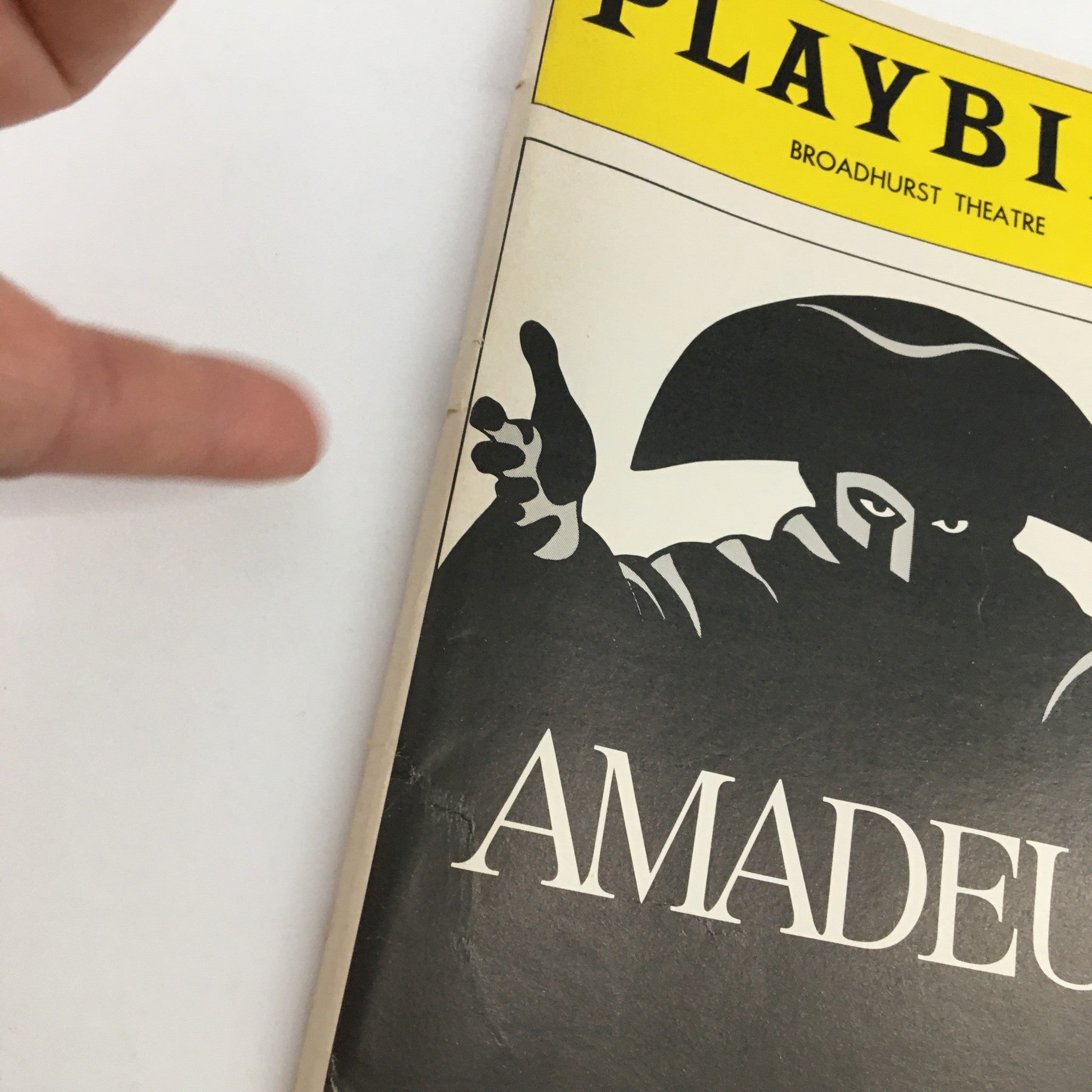 1981 Playbill Broadhurst Theatre Present Ian McKellen in Amadeus by P. Shaffer