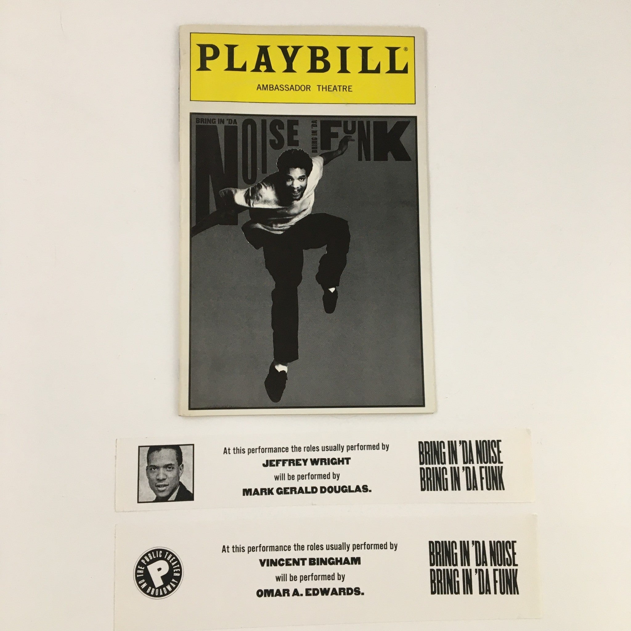 1997 Playbill Ambassador Theatre G. Wolfe Bring In 'Da Noise, Bring In 'Da Funk