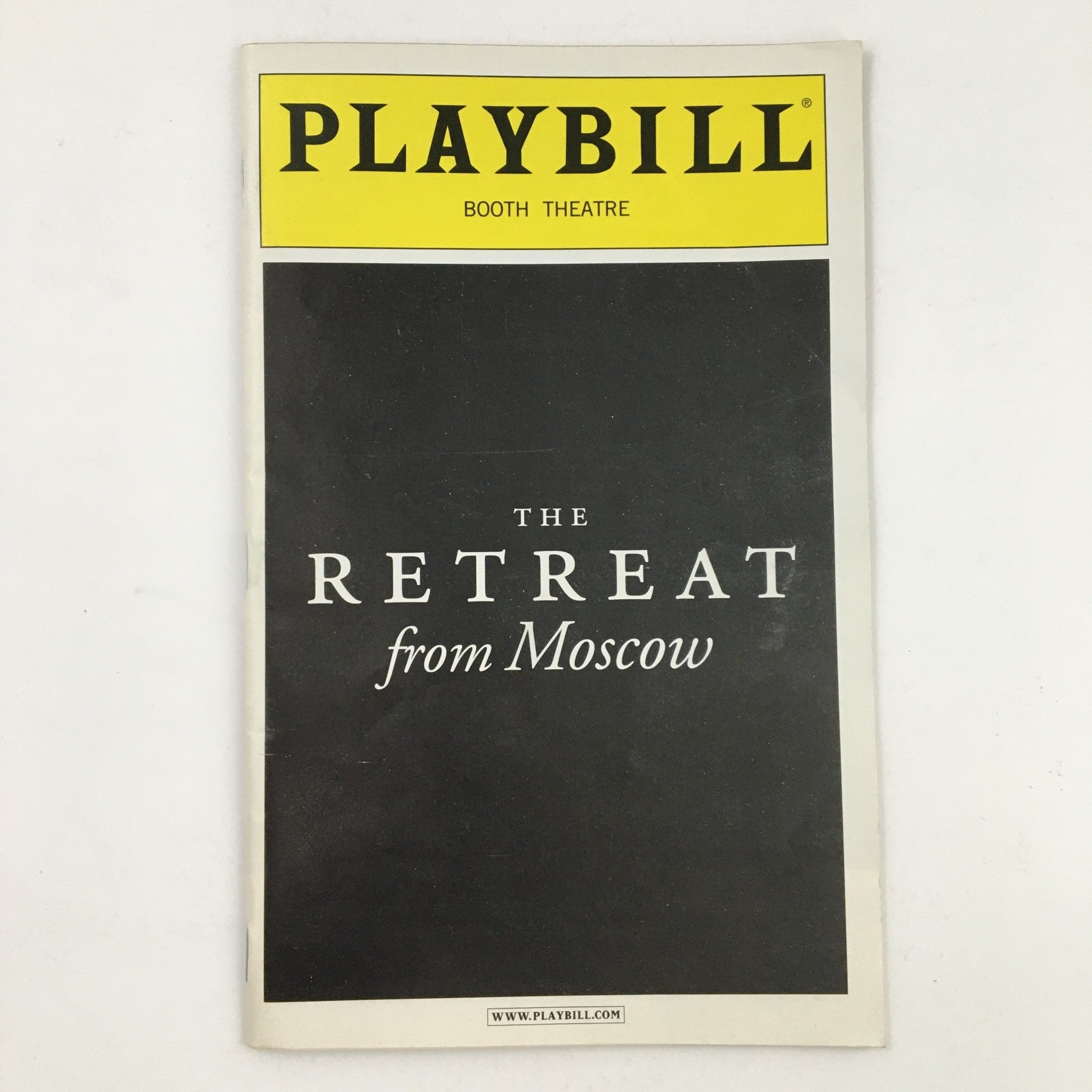 2003 Playbill Booth Theatre Present The Retreat from Moscow by William Nicholson