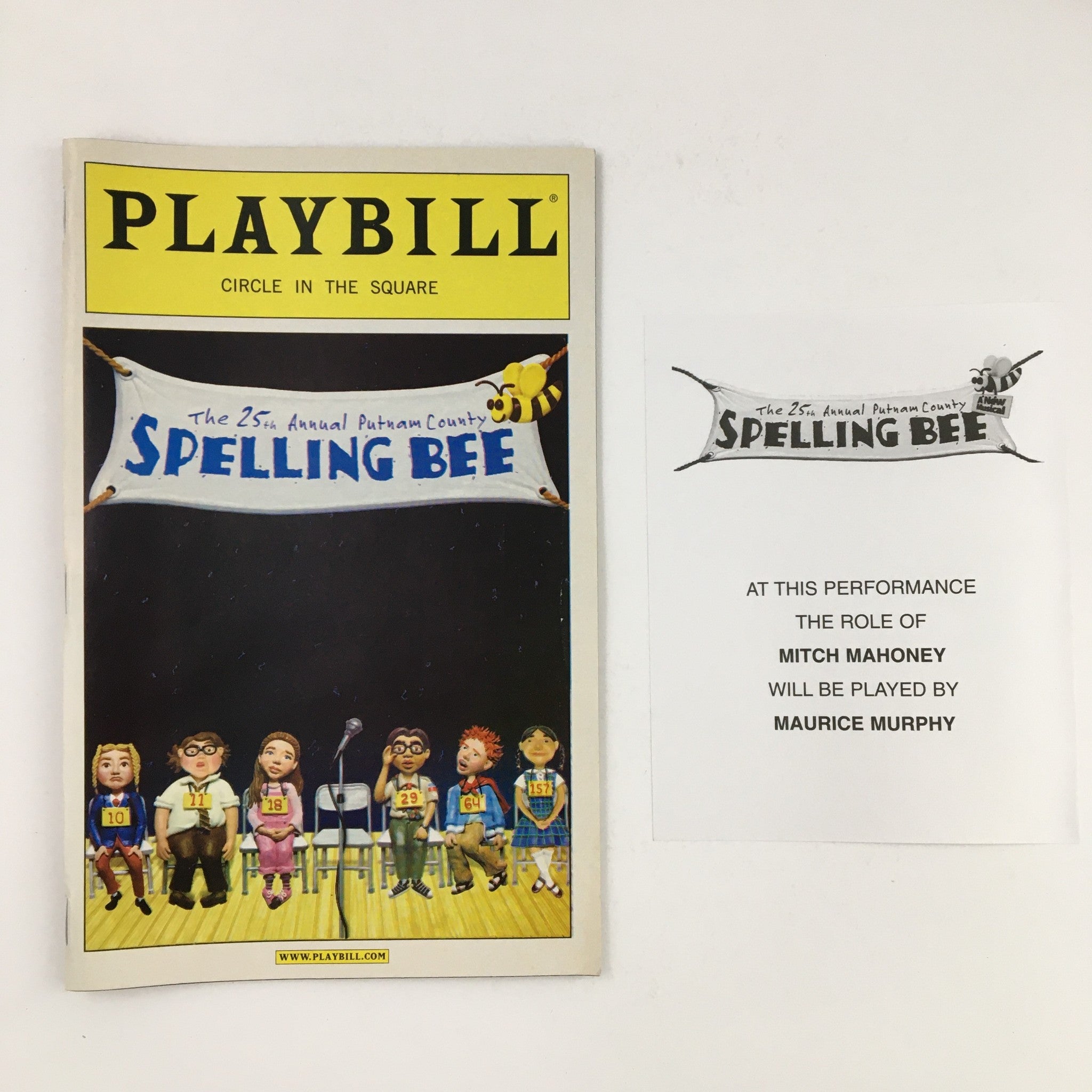 2007 Playbill Circle In The Square The 25th Annual Putnam County Spelling Bee