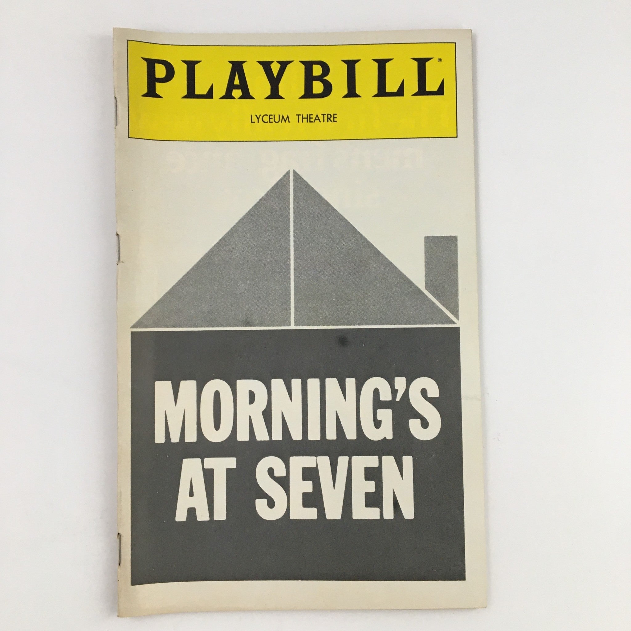 1980 Playbill Lyceum Theatre Present Morning's at Seven by Vivian Matalon