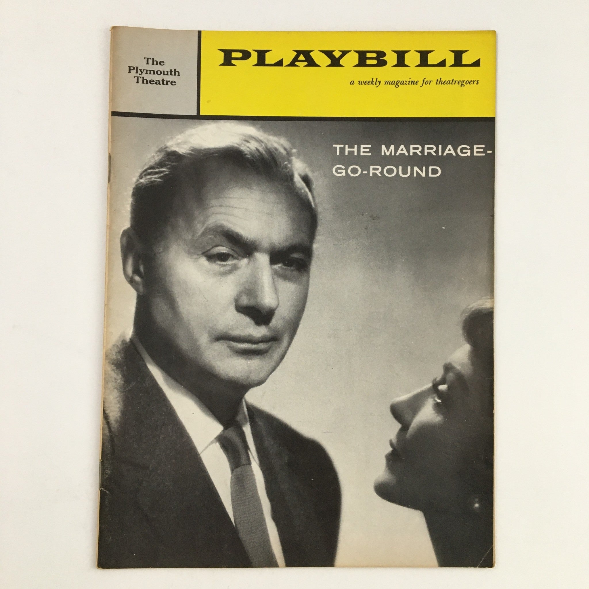 1959 Playbill The Plymouth Theatre Charles Boyer Present The Marriage-Go Round