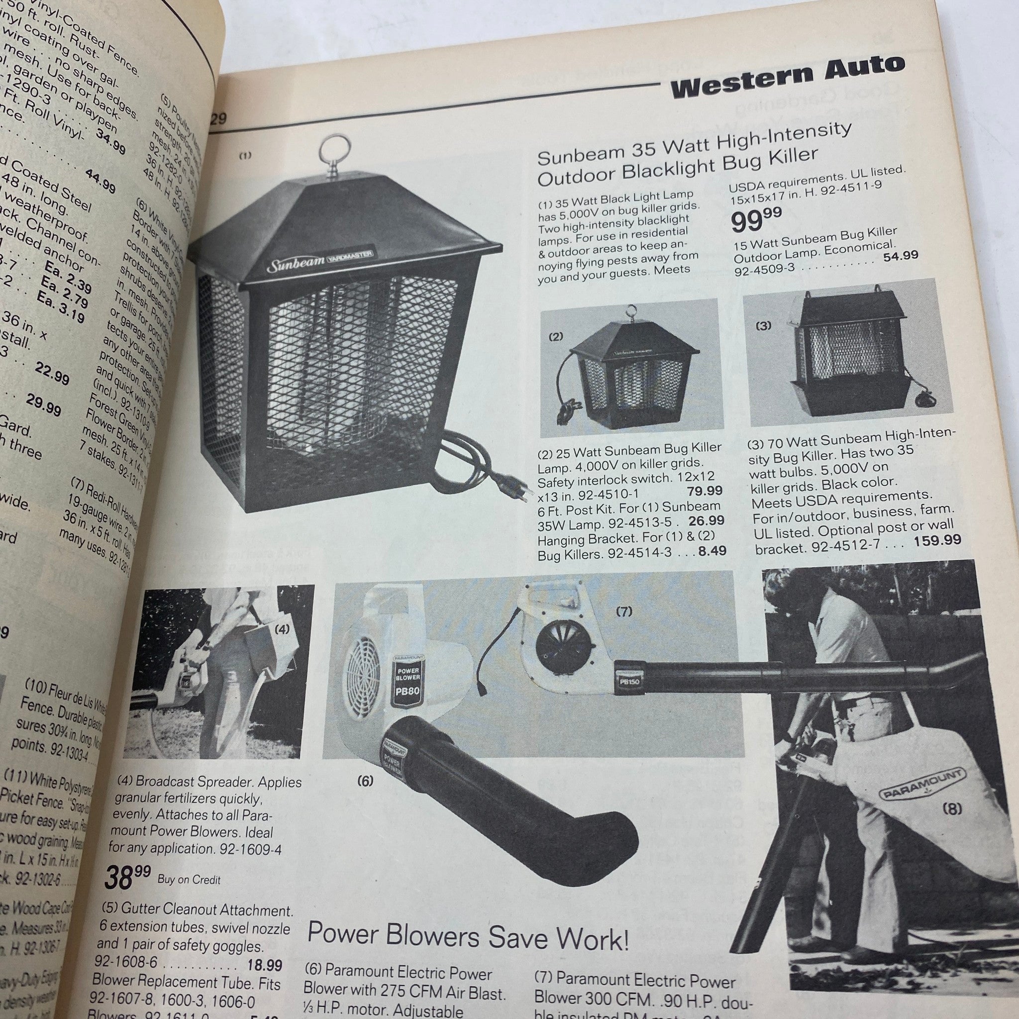 1983 Spring Western Auto The Biggest Little Store in America Catalog