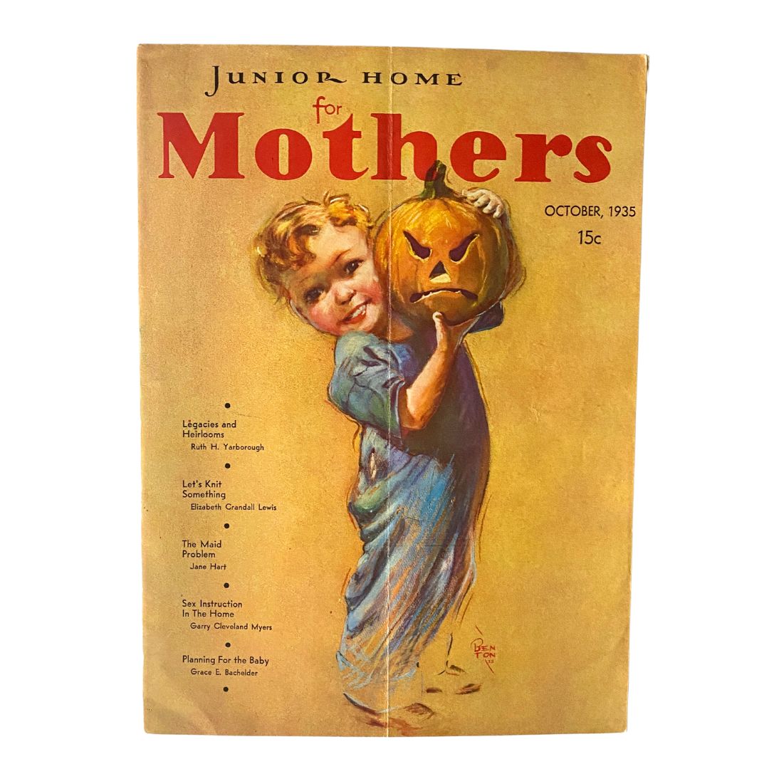 VTG Junior Home for Mothers Magazine October 1935 Legacies and Heirlooms