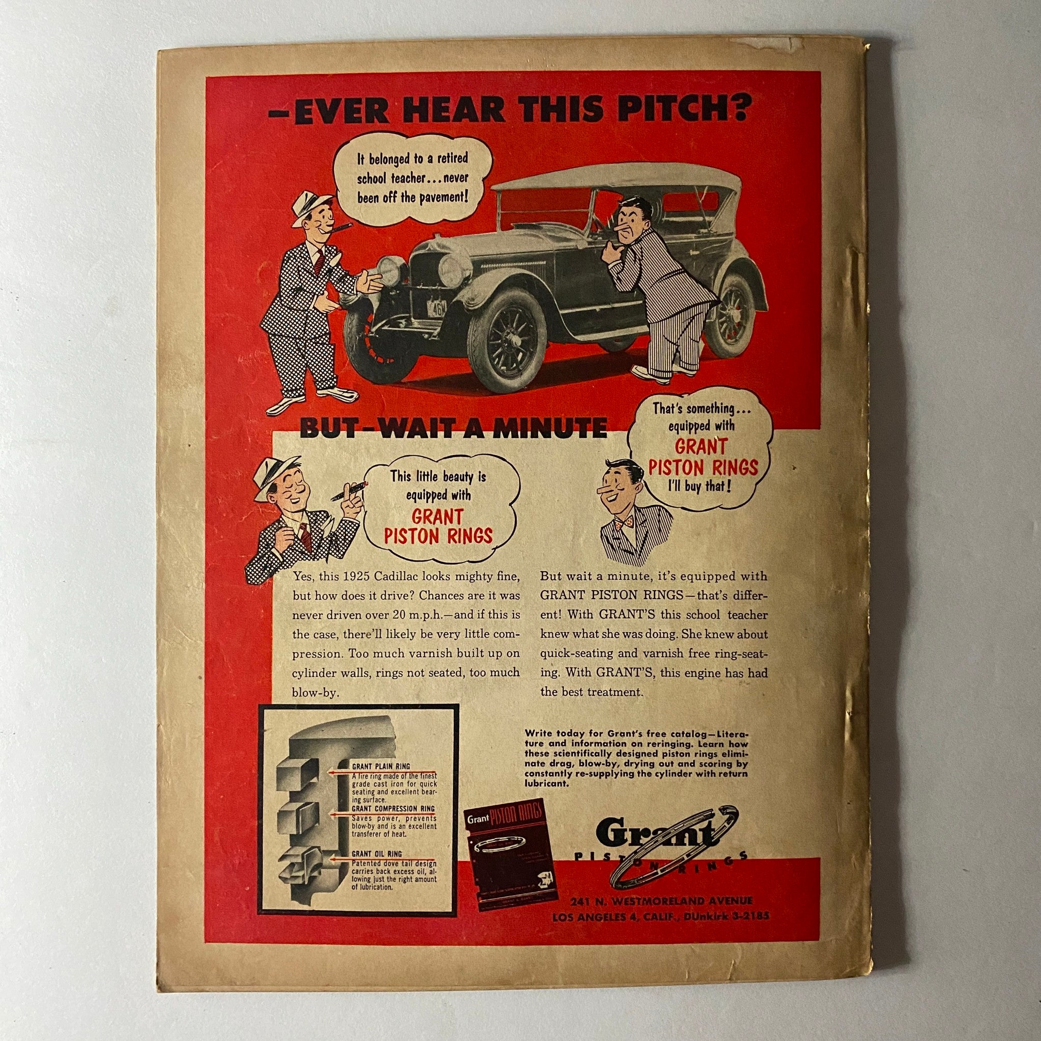 VTG Hot Rod Magazine October 1953 GMC-Powered Sports Rod No Label