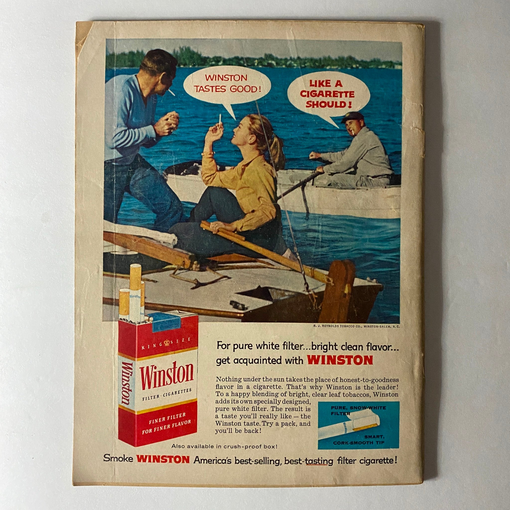 VTG Hot Rod Magazine August 1958 A New Thrill - Boat Draggin' No Label