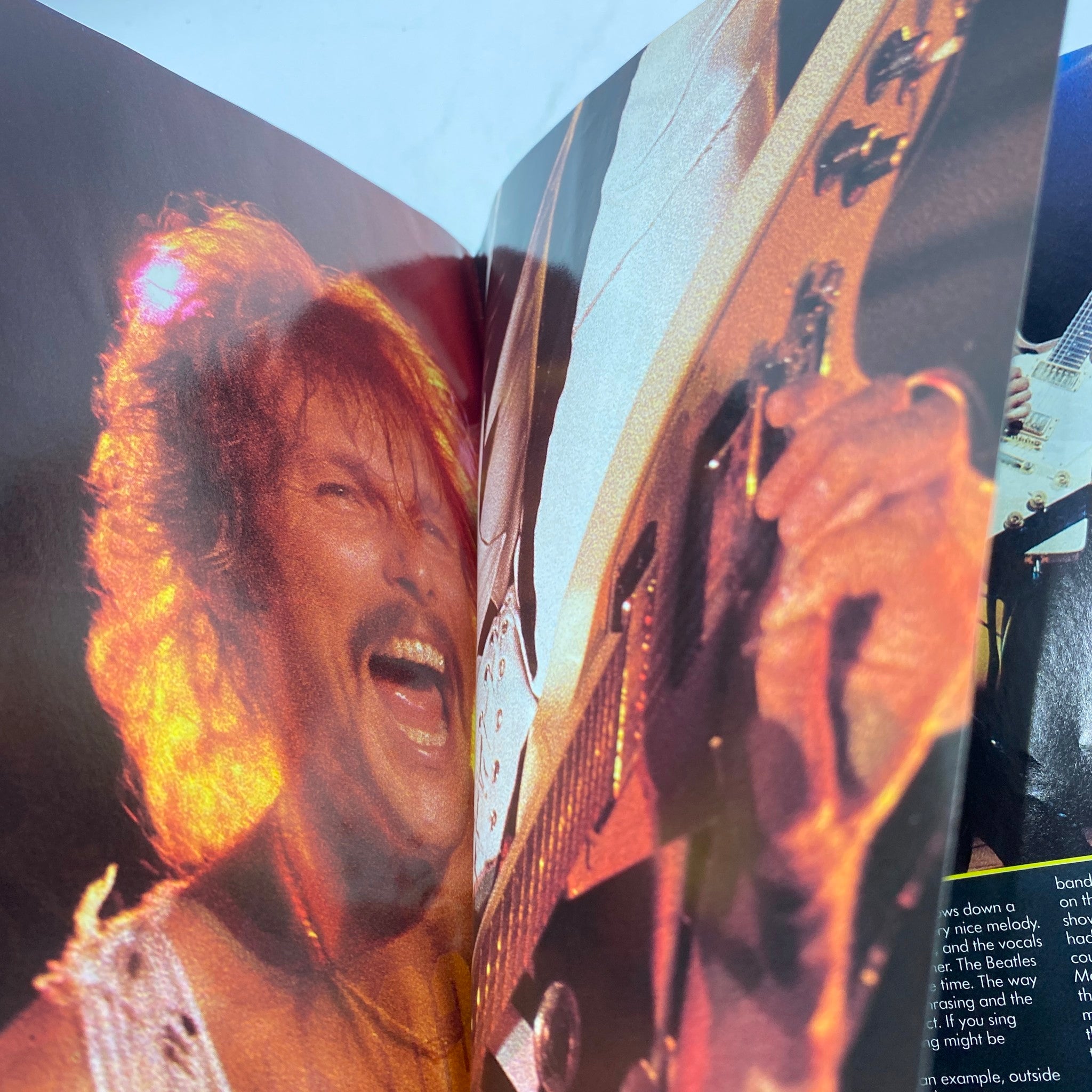 VTG Guitar Magazine June 1986 featuring a lively performance with an electric guitar, showcasing musicians in action.