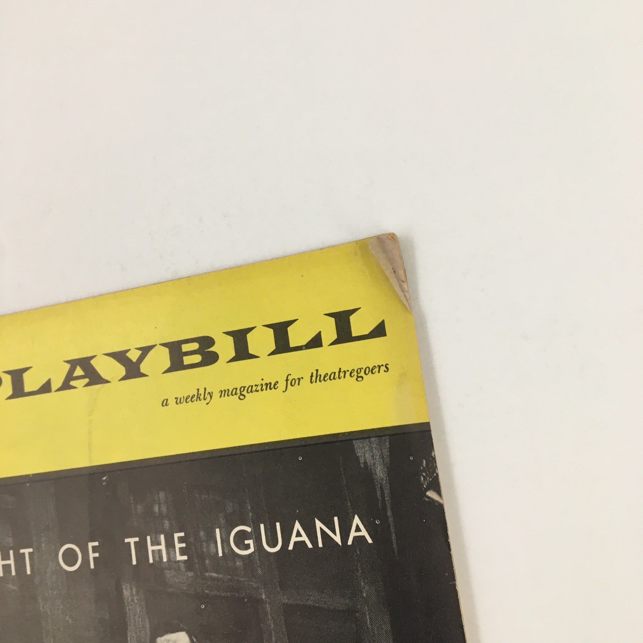 1962 Playbill Royale Theatre Charles Bowden Presents The Night of the Iguana