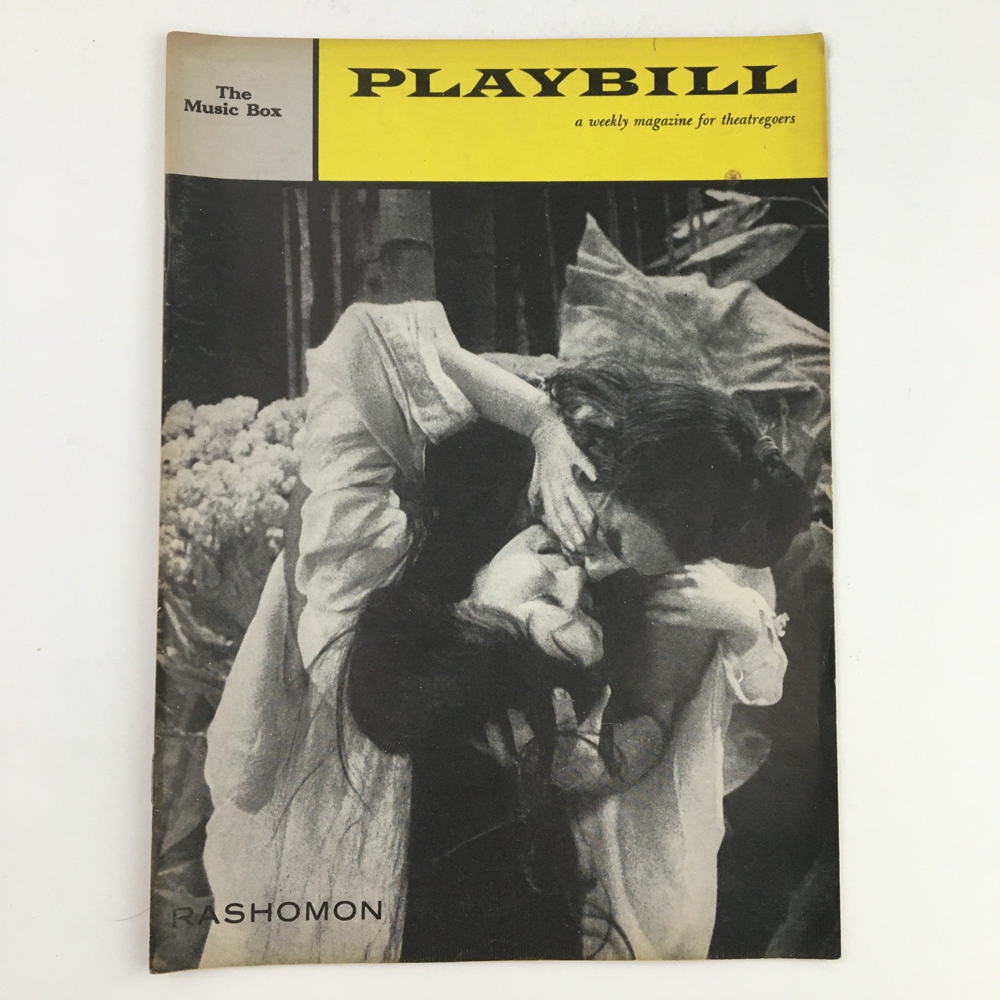 1959 Playbill The Music Box Present Rod Steiger in Peter Glenville's Rashomon