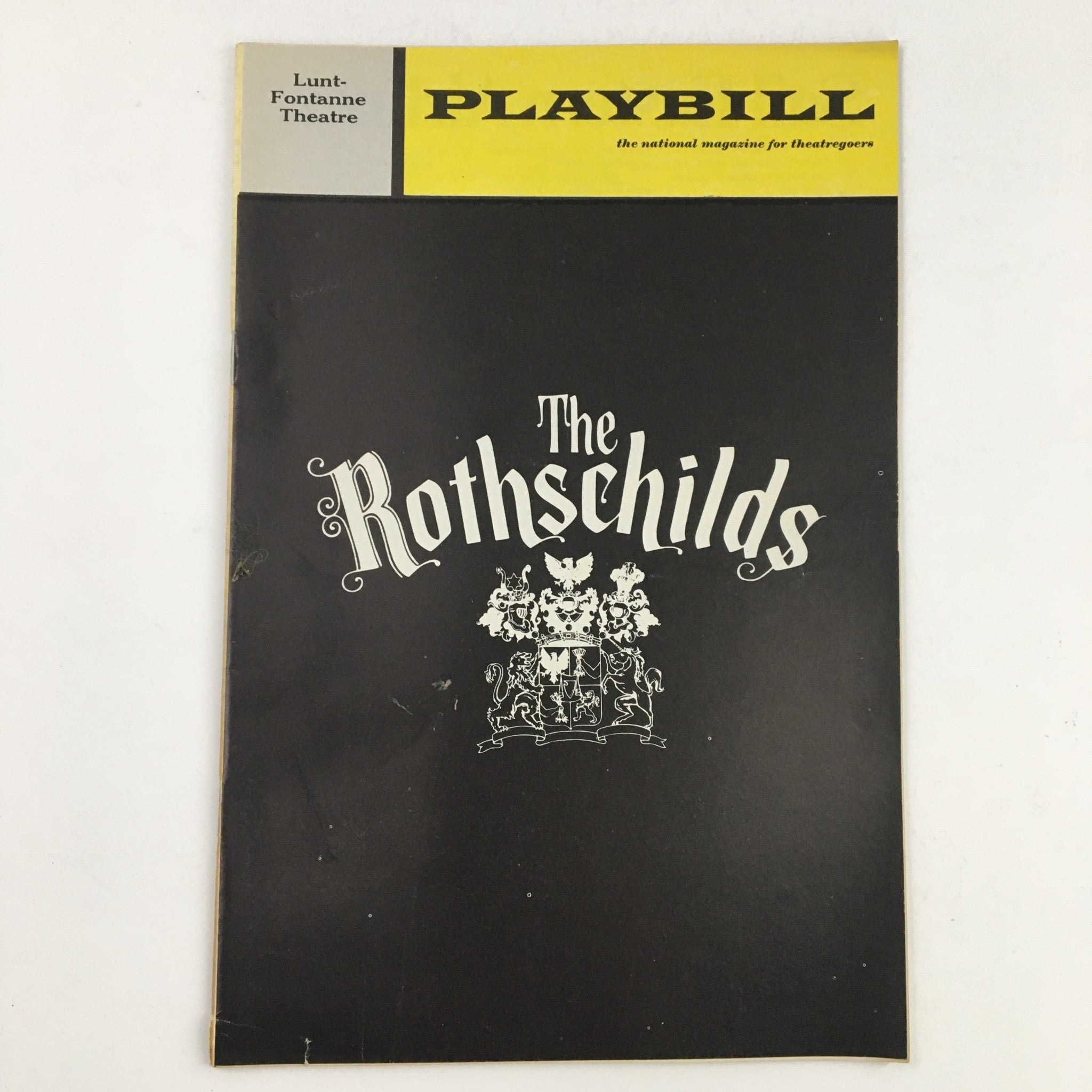 1971 Playbill Lunt-Fontanne Theatre Present The Rothschilds by Michael Kidd