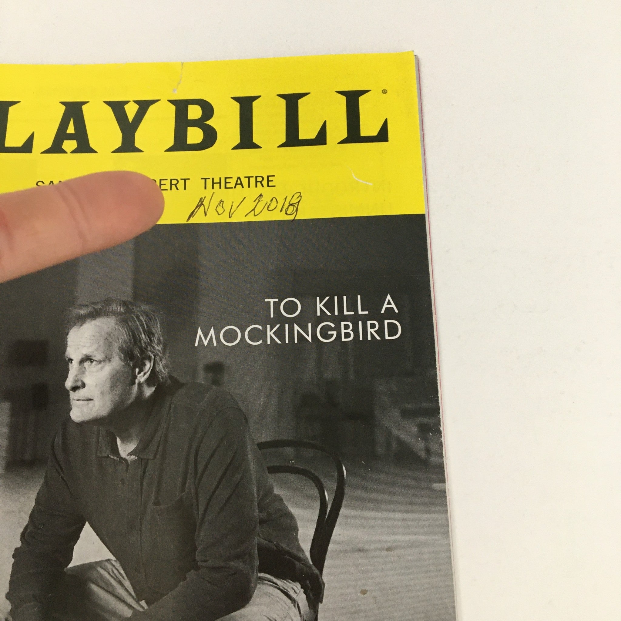 2018 Playbill Sam Shubert Theatre Present Harper Lee's To Kill A Mockingbird