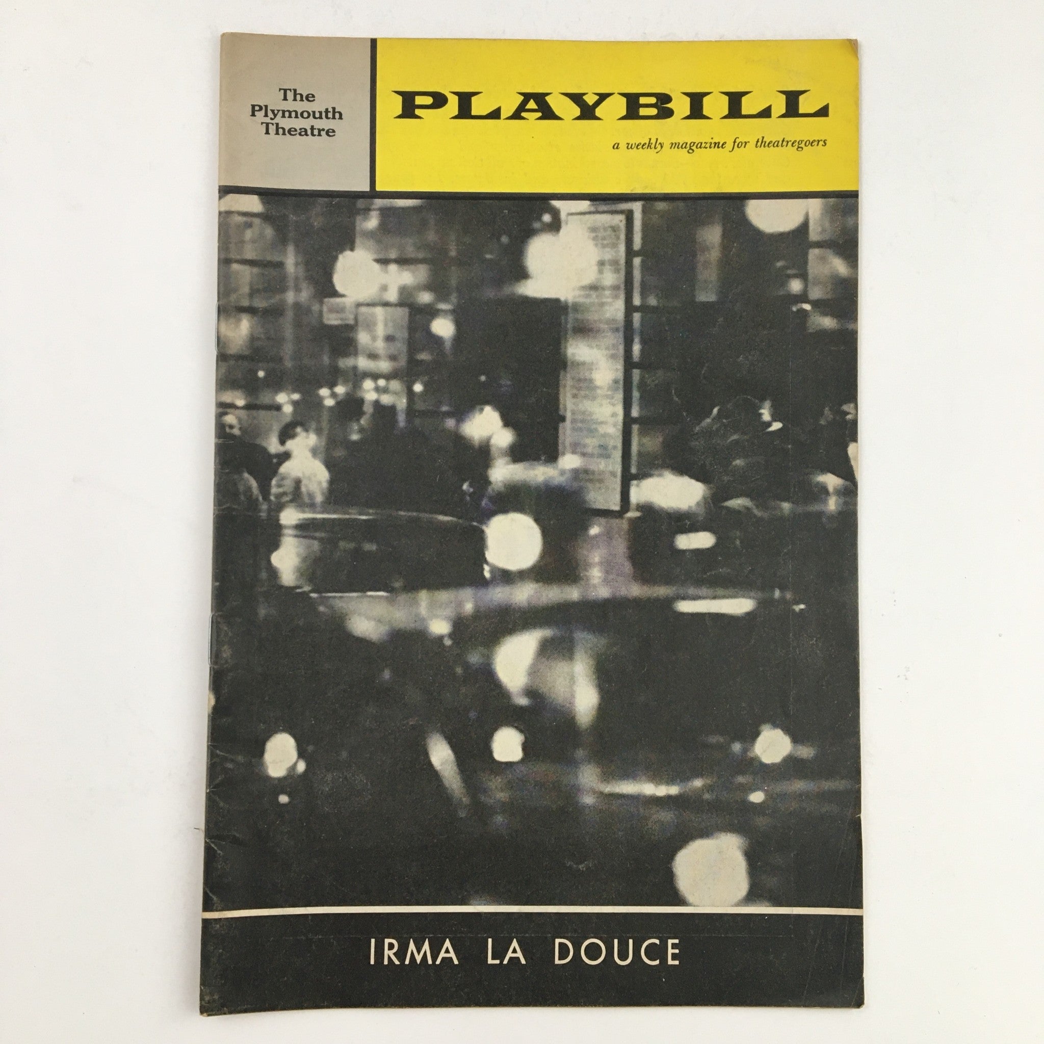 1961 Playbill The Plymouth Theatre Present Elizabeth Seal in Irma La Douce