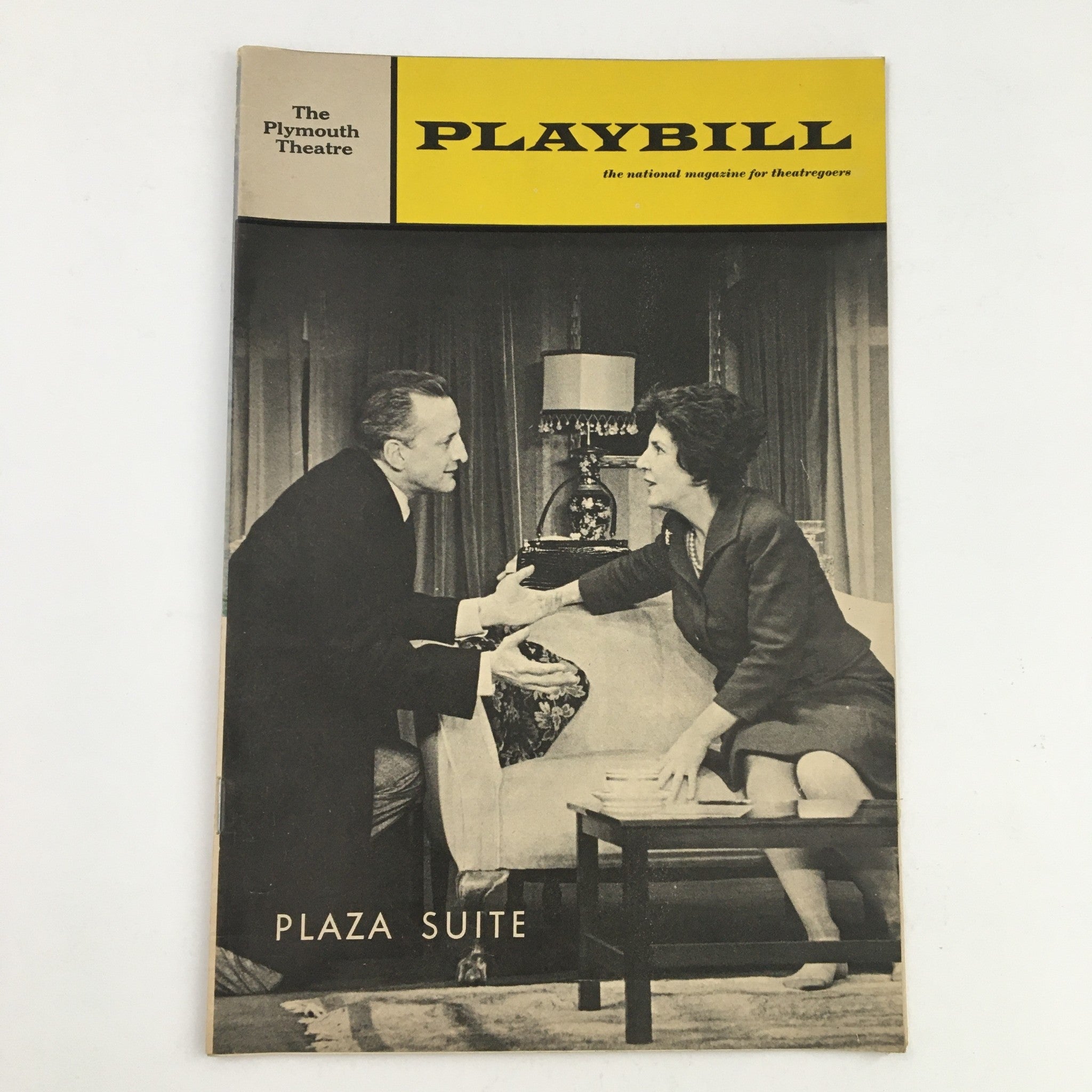 1968 Playbill The Plymouth Theatre Present George C. Scott in Plaza Suite