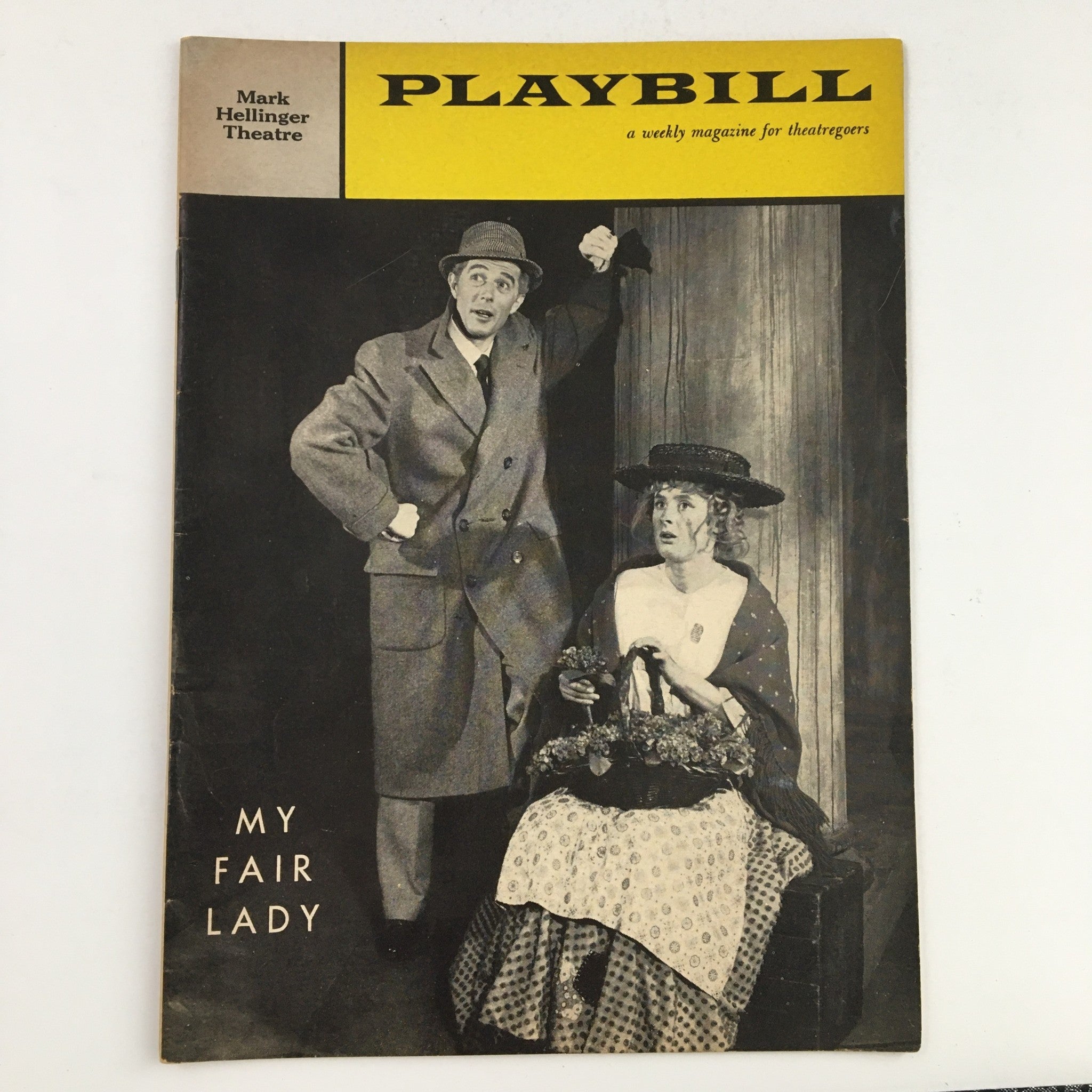 1960 Playbill Mark Hellinger Theatre Herman Levin Present My Fair Lady Musical