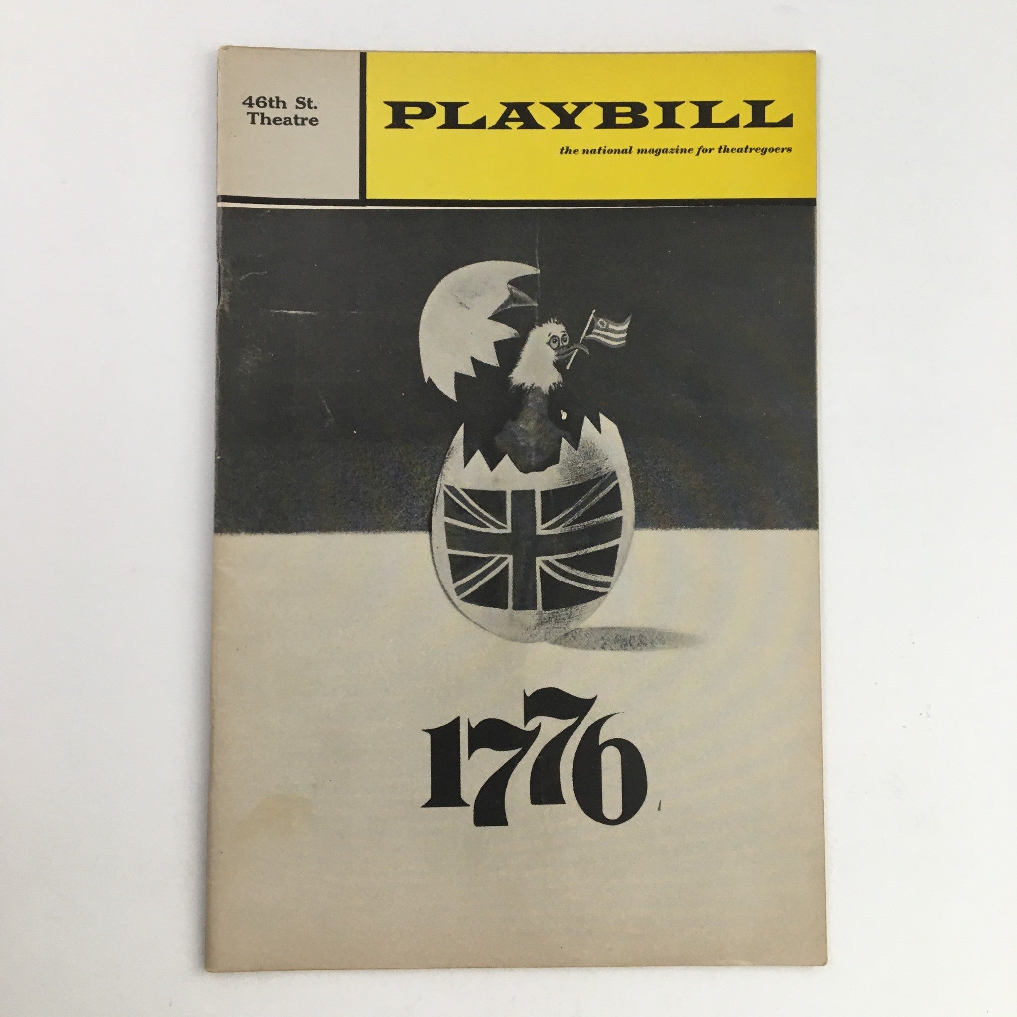 1969 Playbill Forty-Sixth Street Theatre Stuart Ostrow Present 1776 Musical