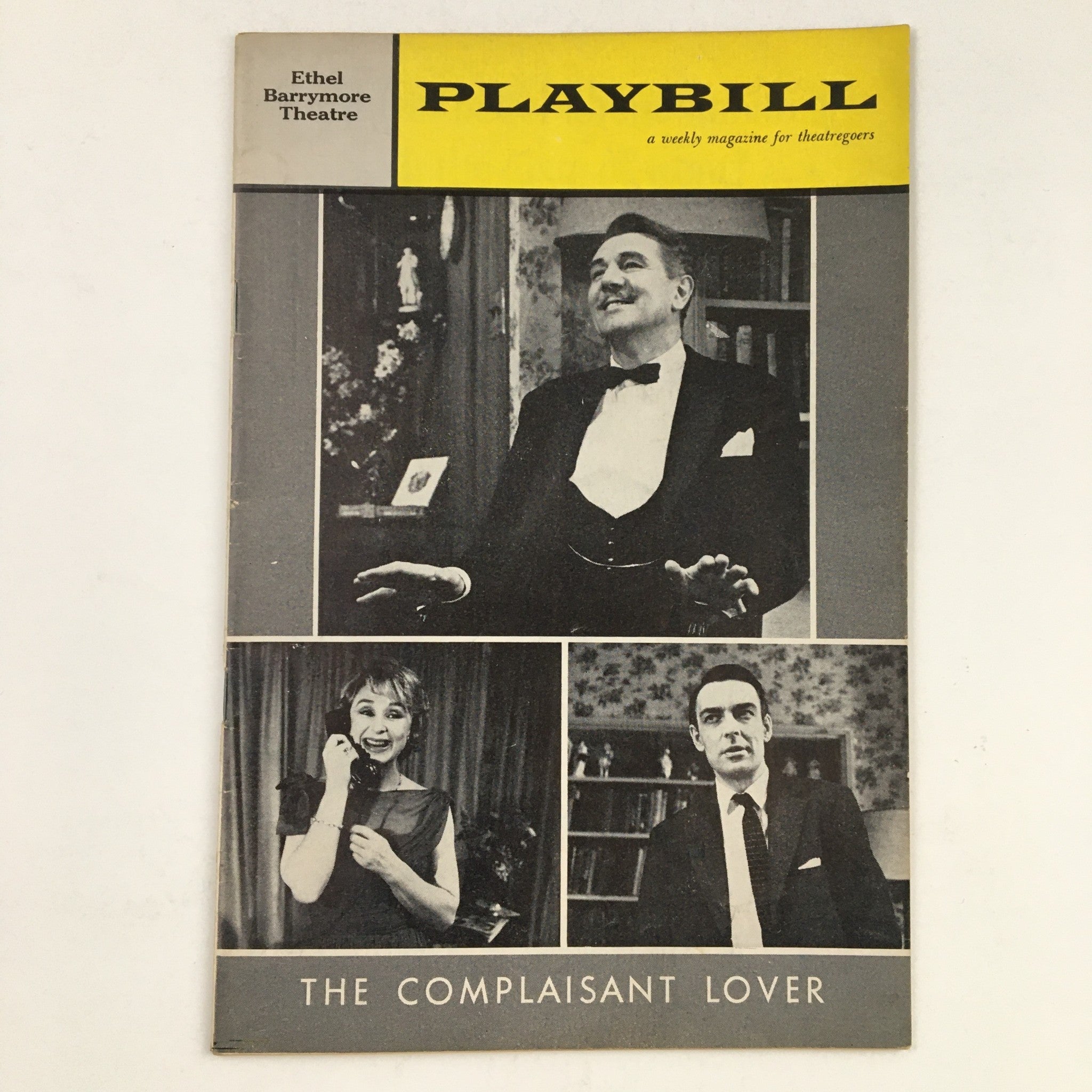 1961 Playbill Ethel Barrymore Theatre Present The Complaisant Lover