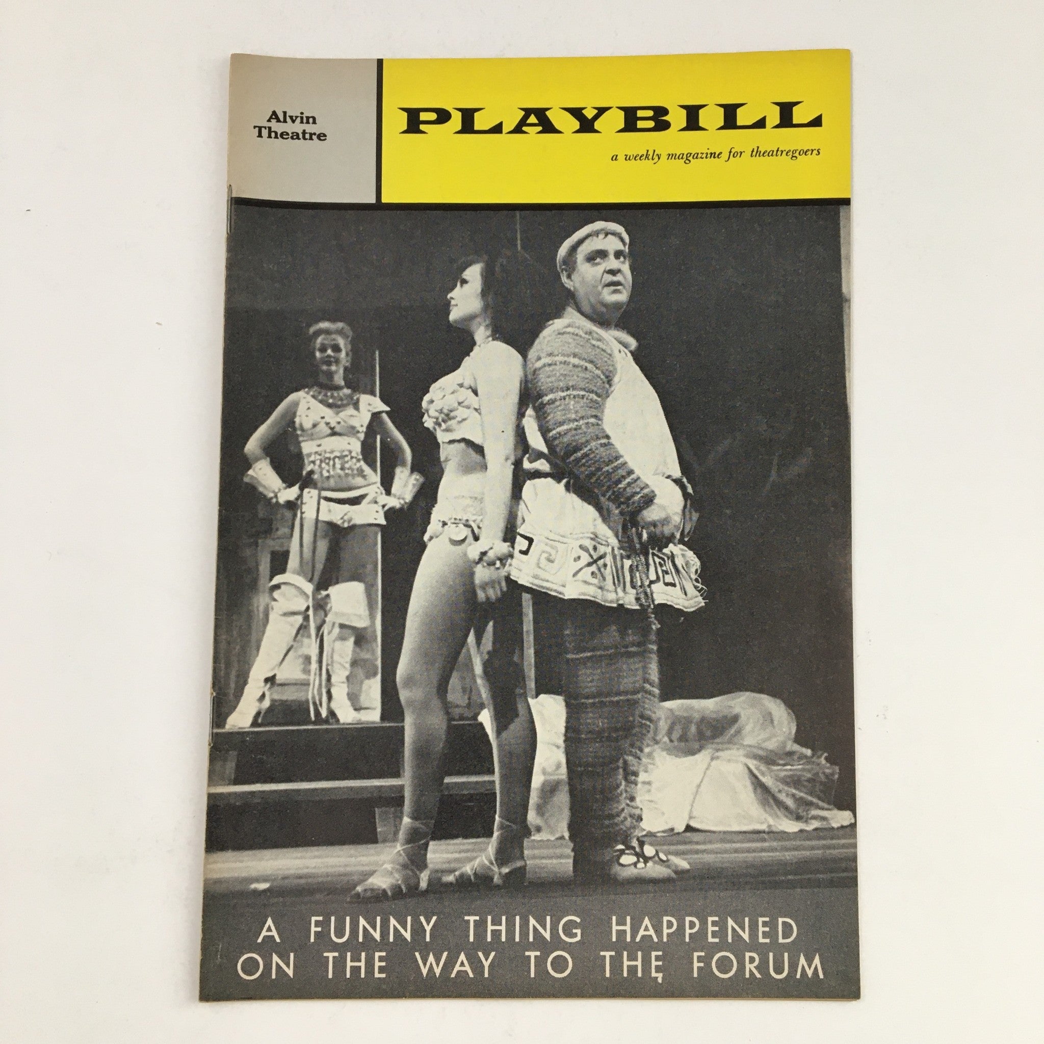 1962 Playbill Alvin Theatre in Funny Thing Happened On The Way To The Forum