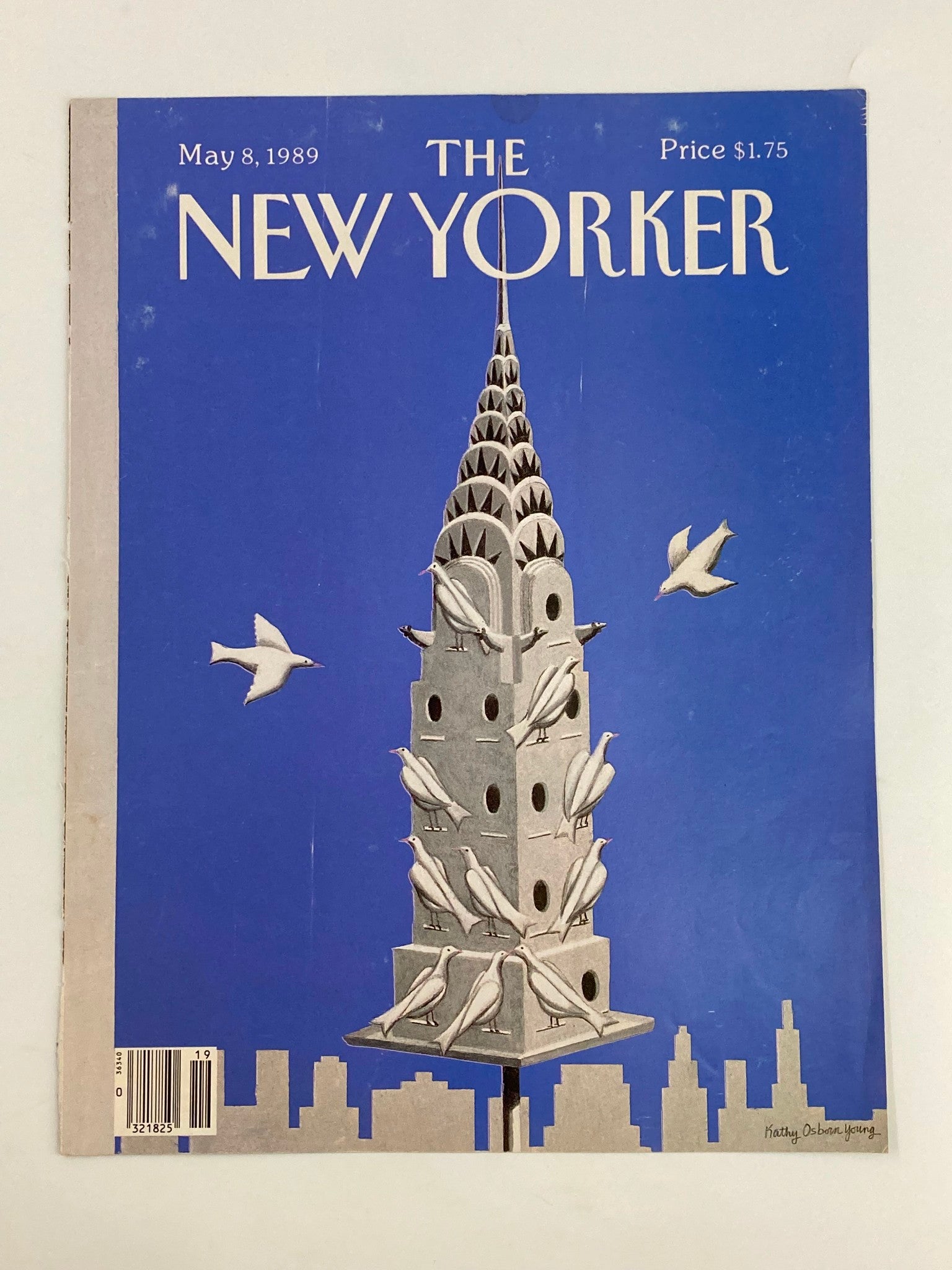 COVER ONLY The New Yorker May 8 1989 Bird House by Kathy Osborn Young No Label