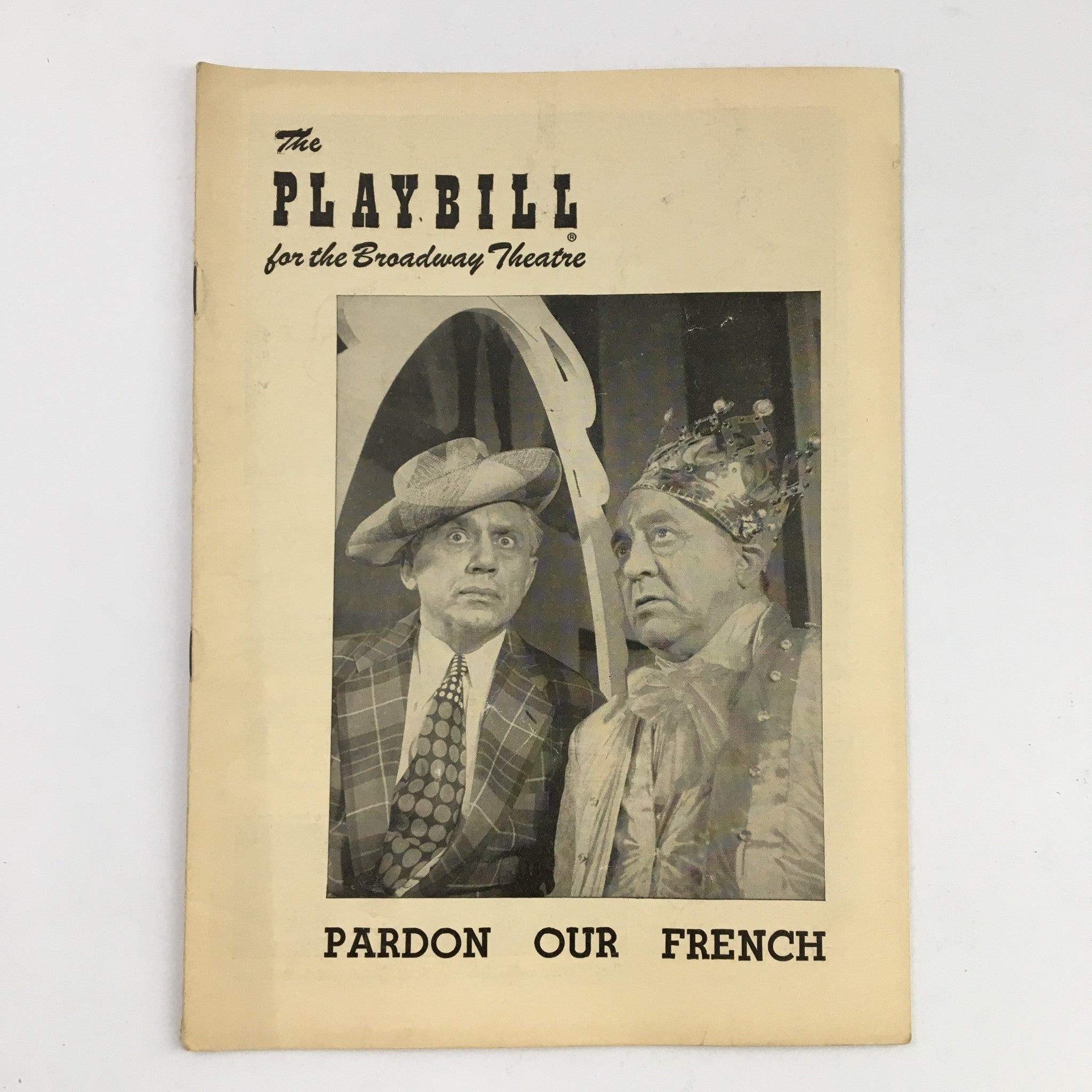 1950 Playbill The Broadway Theatre Present Olsen and Johnson Pardon Our French