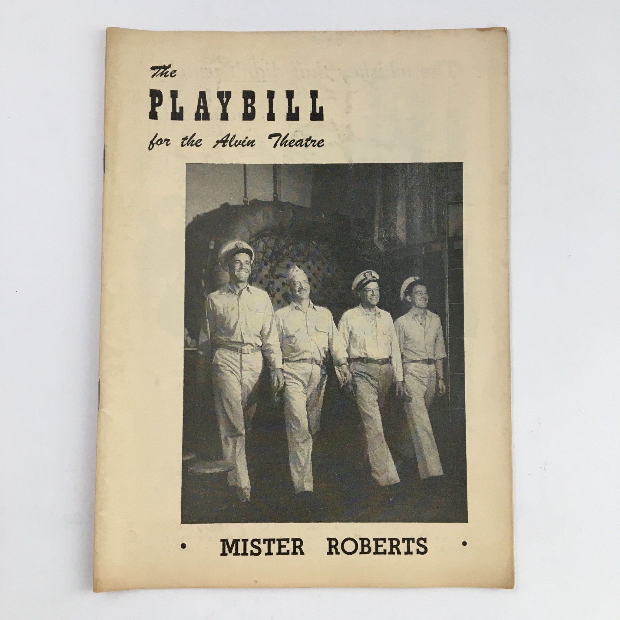 1949 Playbill Alvin Theatre Presents Henry Fonda in Mister Roberts