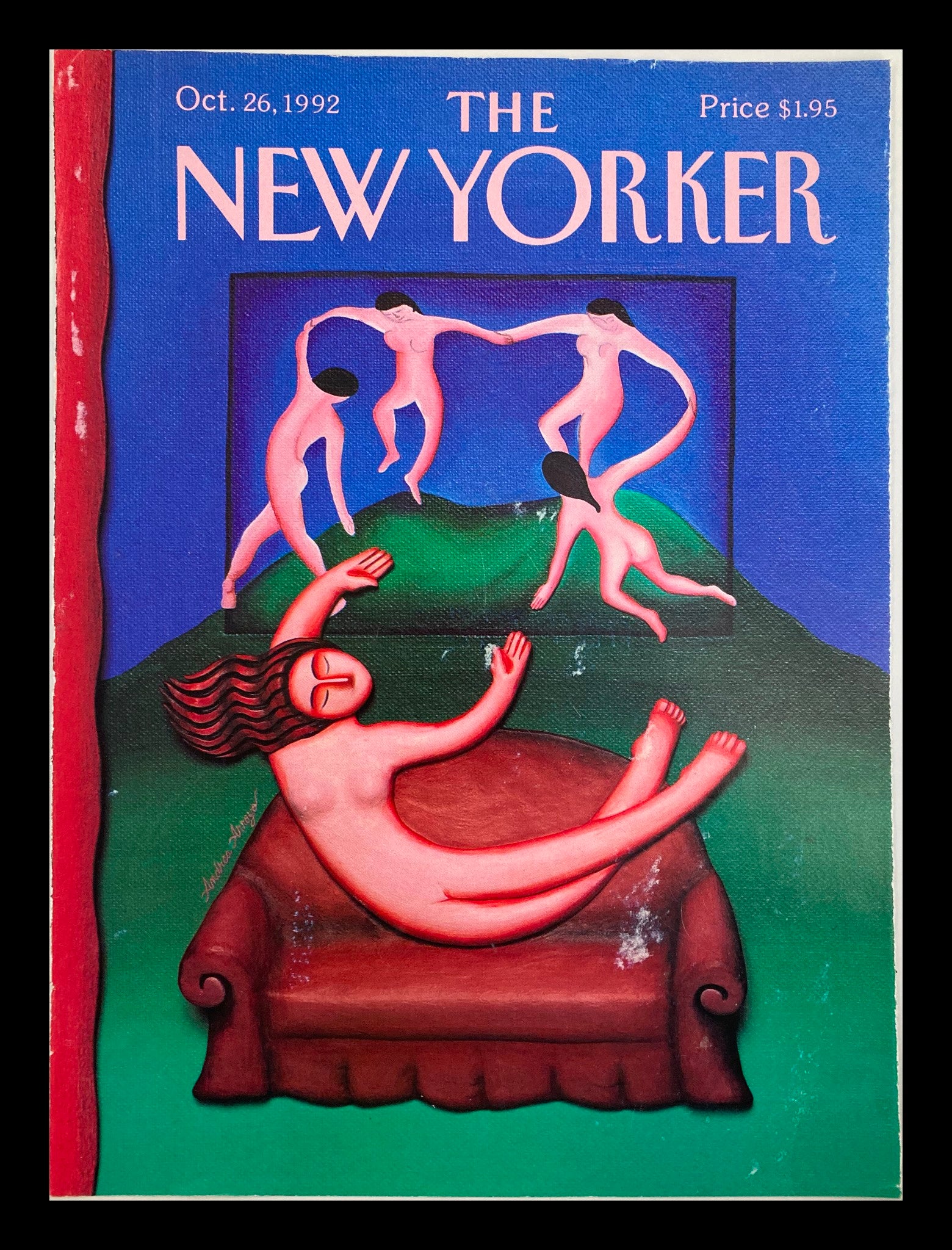 COVER ONLY The New Yorker October 26 1992 The Dolls by Andrea Arroyo No Label