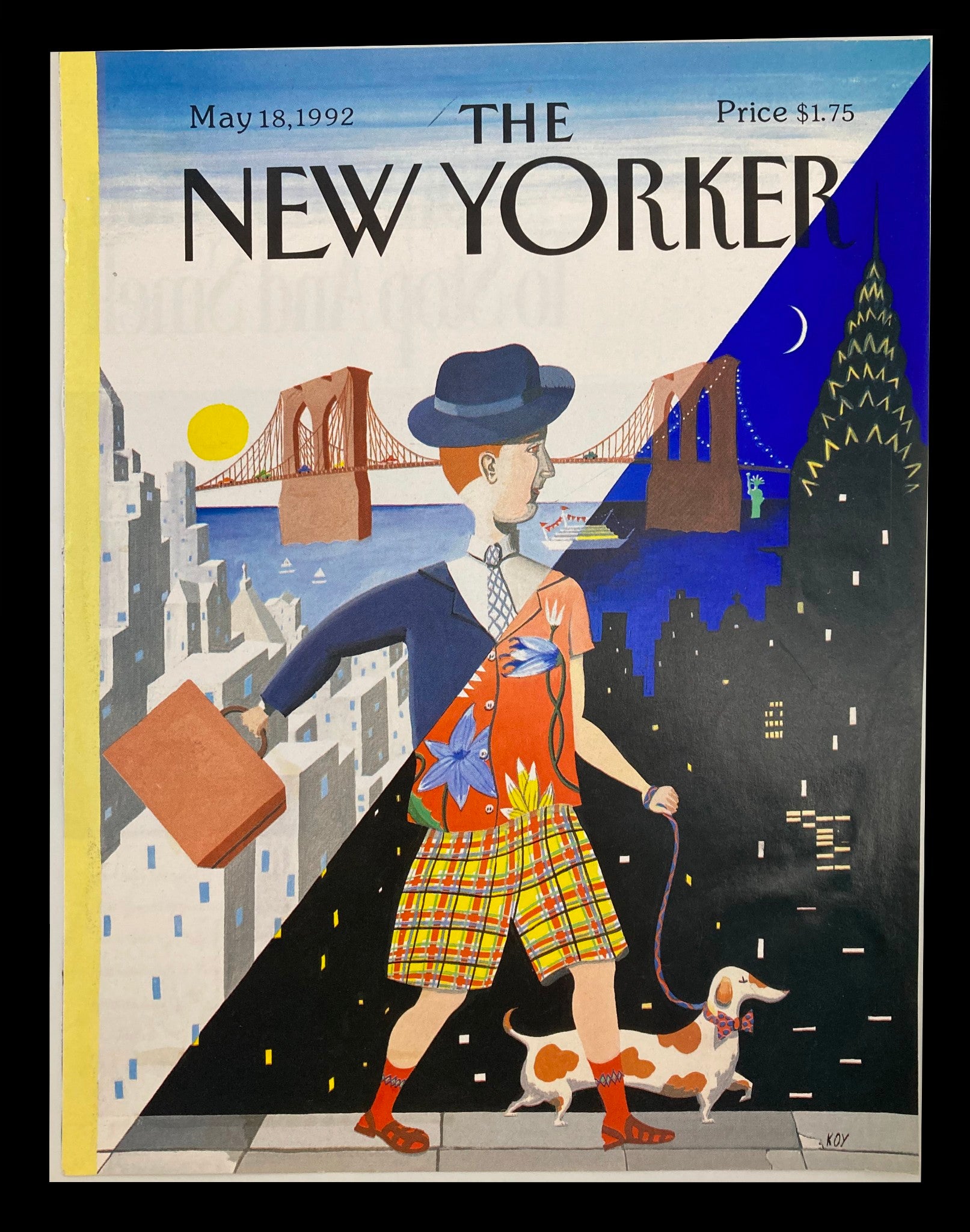 COVER ONLY The New Yorker May 18 1992 Business with Pleasure by Kathy O. Young