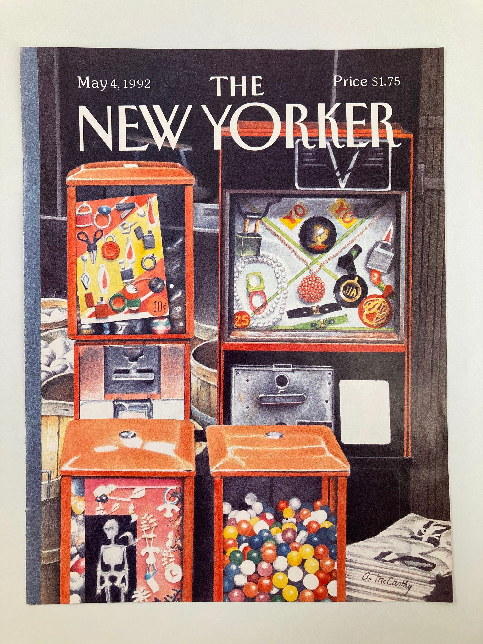 COVER ONLY The New Yorker May 4 1992 Pick A Price by Ann McCarthy No Label