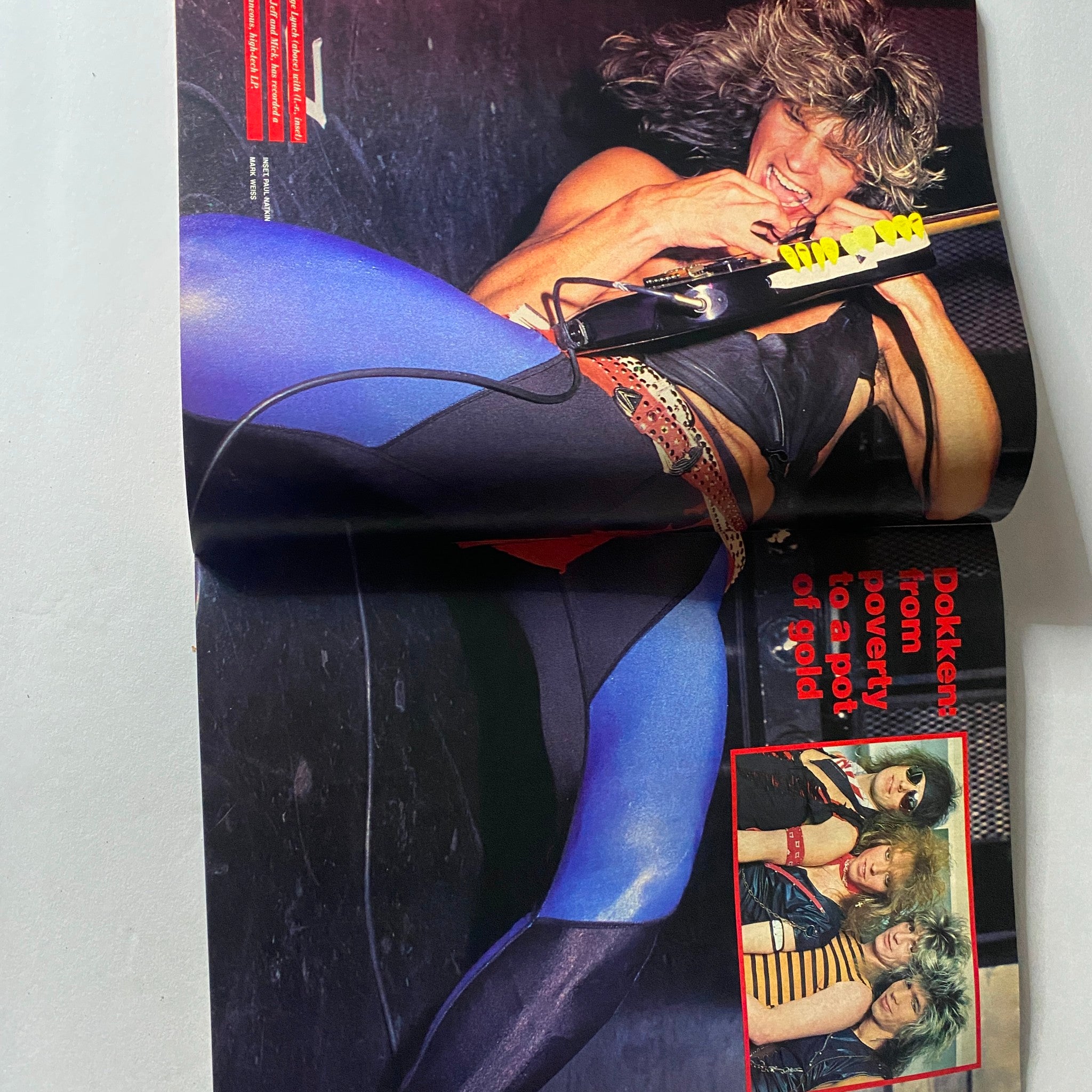 VTG Circus Magazine November 30 1985 Kon Bon Jovi w Centerfold No Label