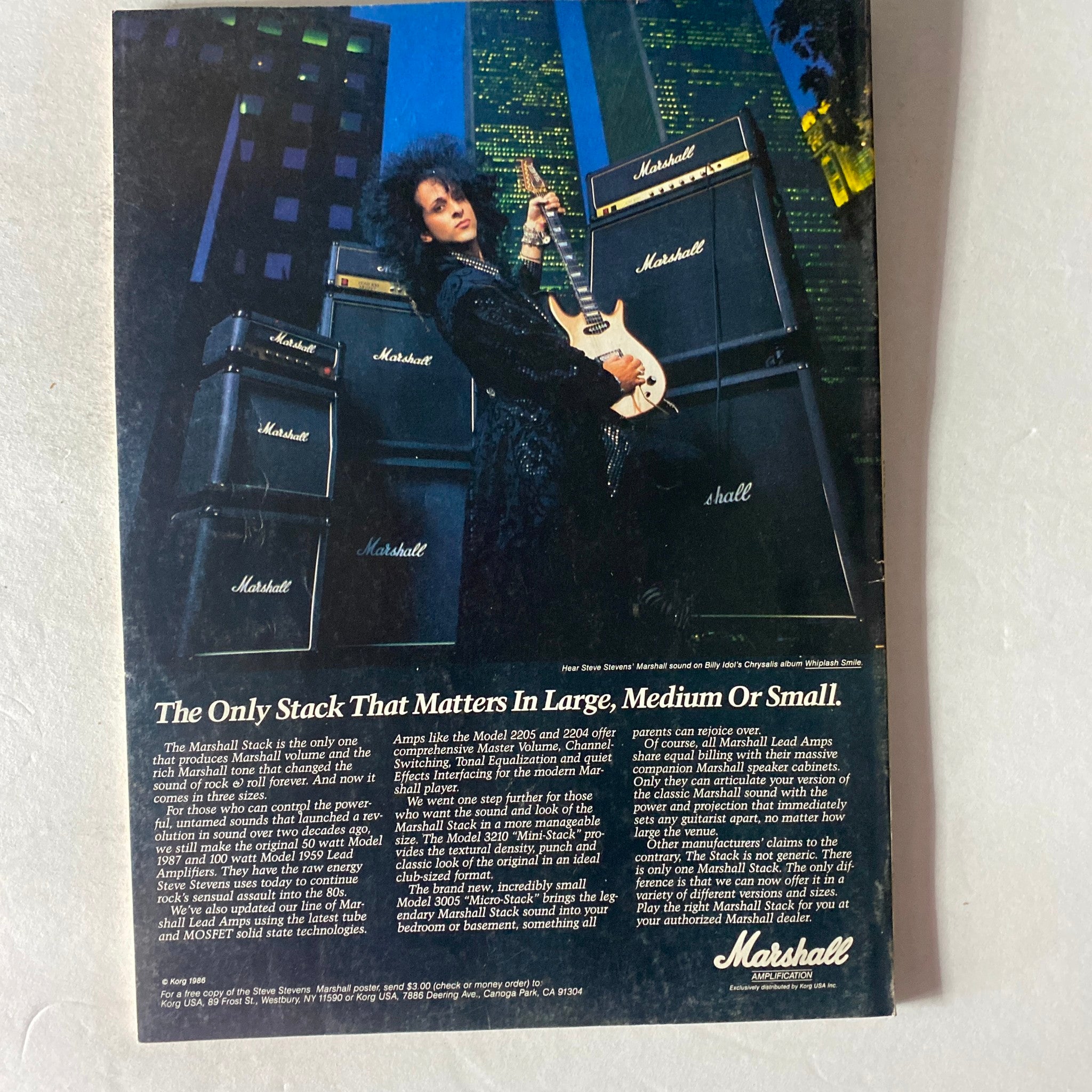 VTG Guitar World Magazine June 1987 Randy Rhoads No Label