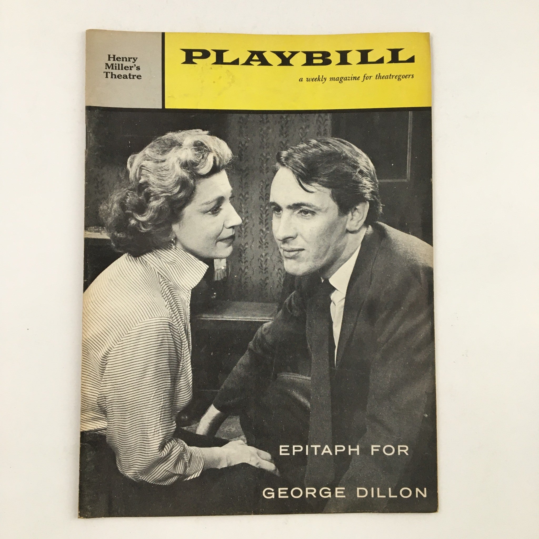 1959 Playbill Henry Miller's Theatre Eileen Herlie in Epitah For George Dillon