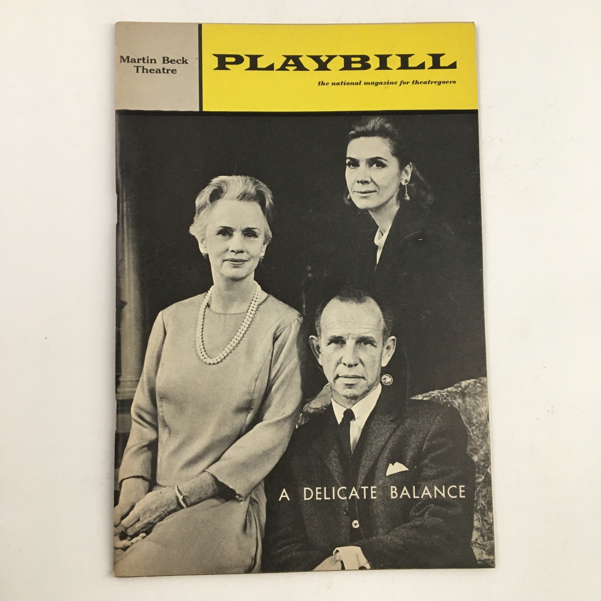 1966 Playbill Martin Beck Theatre Present Edward Albee's A Delicate Balance