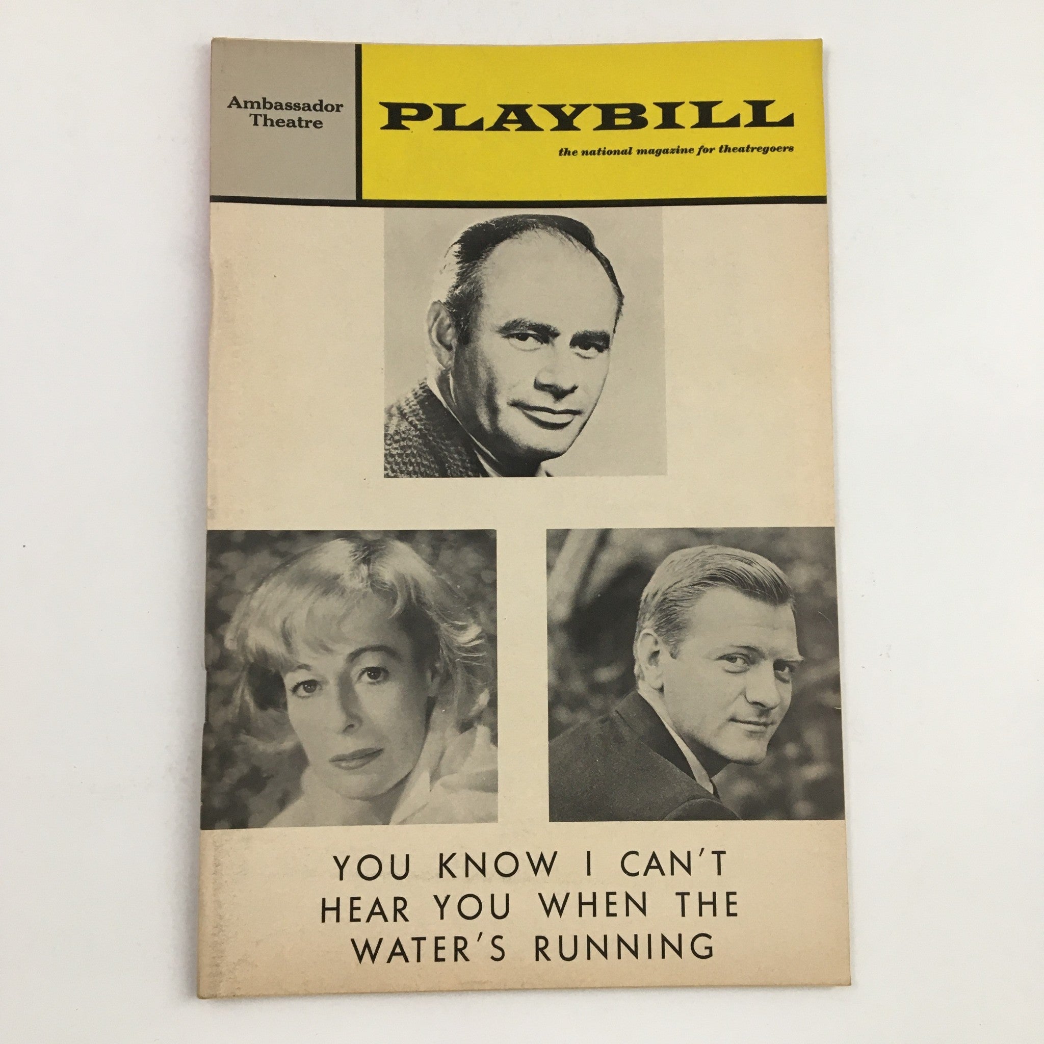 1967 Playbill Ambassador Thtr You Know I Can't Hear You When The Water's Running