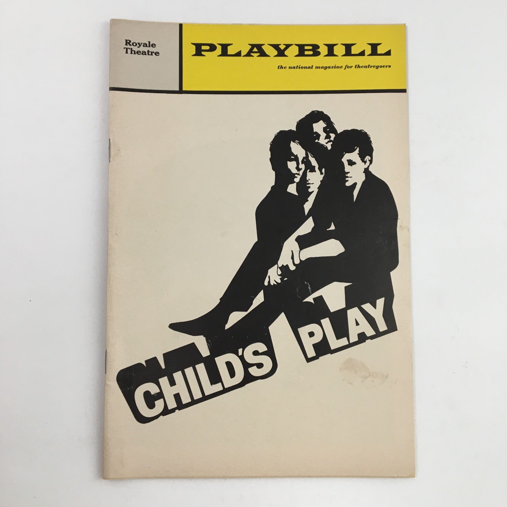 1970 Playbill Royale Theatre Present Pat Hingle & Fritz Weaver in Child's Play