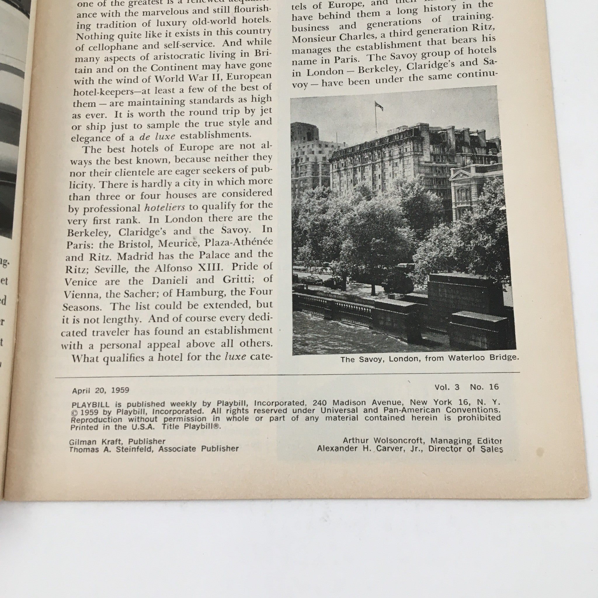 1959 Playbill Ethel Barrymore Theatre Present Sidney Poitier A Raisin In The Sun