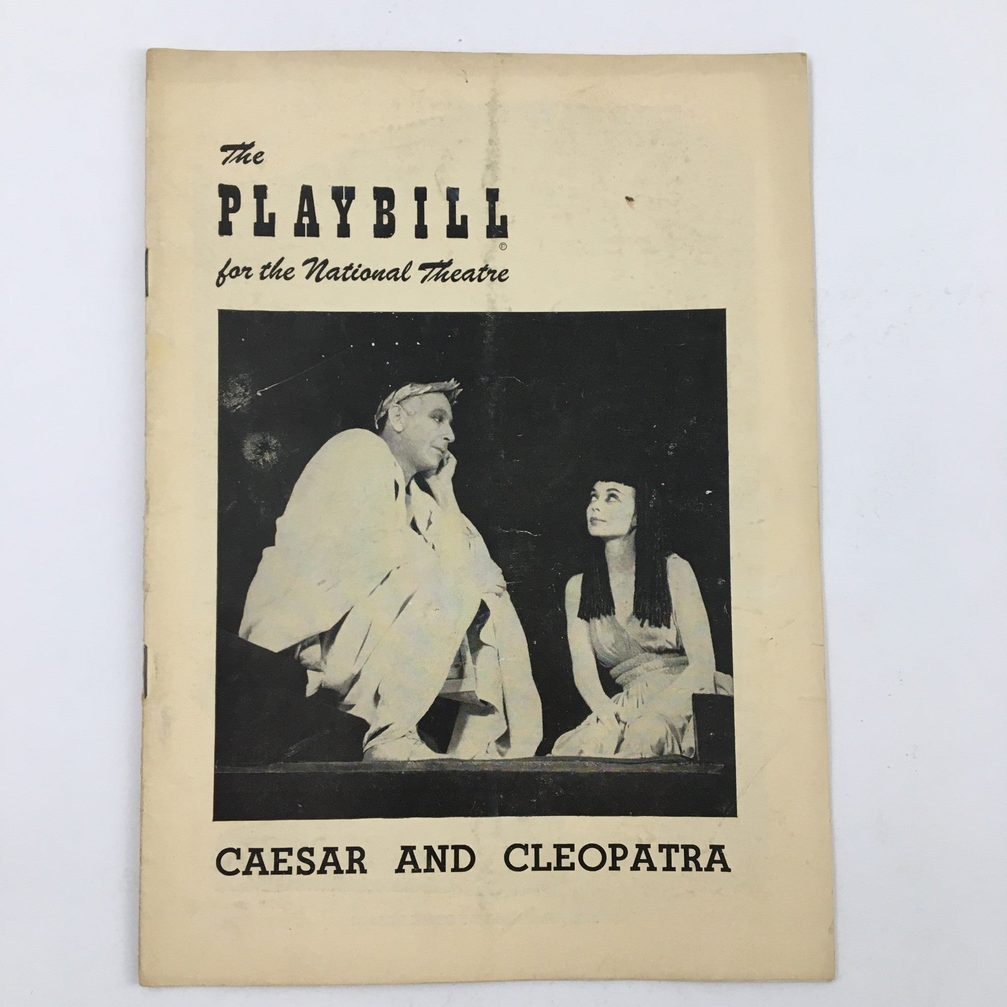 1950 Playbill National Theatre Present Lilli Palmer in Caesar and Cleopatra