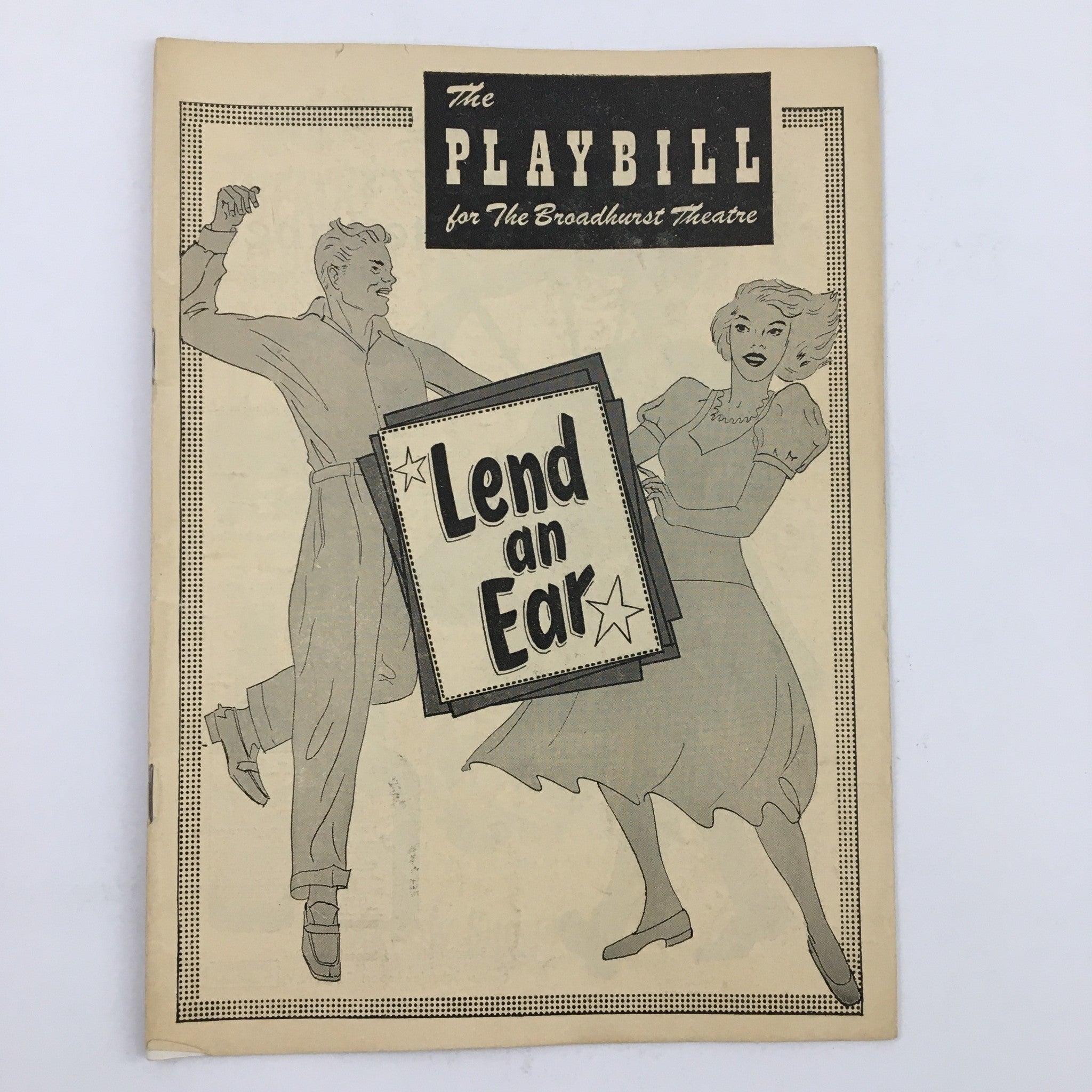 1949 Playbill The Broadhurst Theatre William R. Katzell Present Lend An Ear