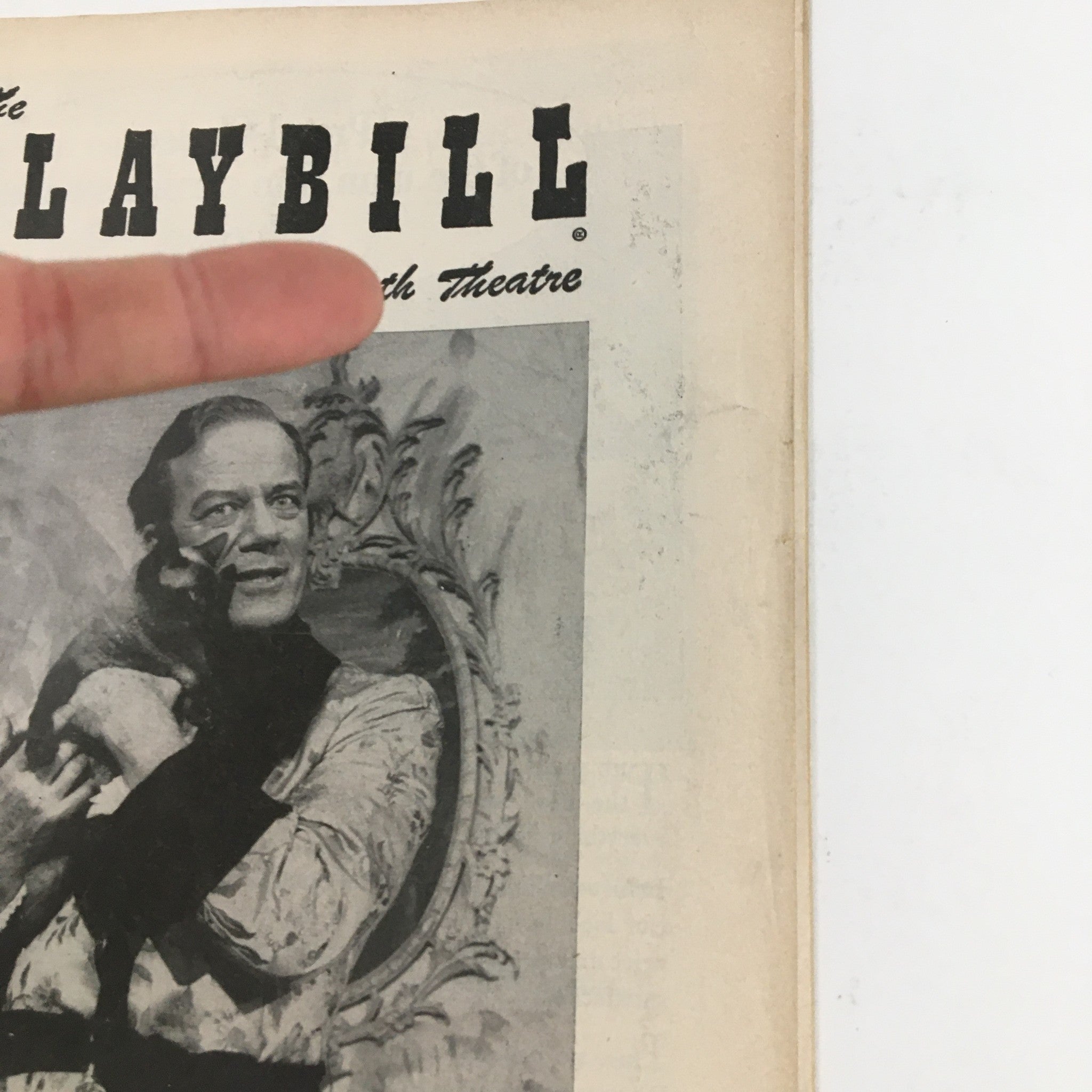 1957 Playbill The Booth Theatre Present Cyril Ritchard Visit To A Small Planet