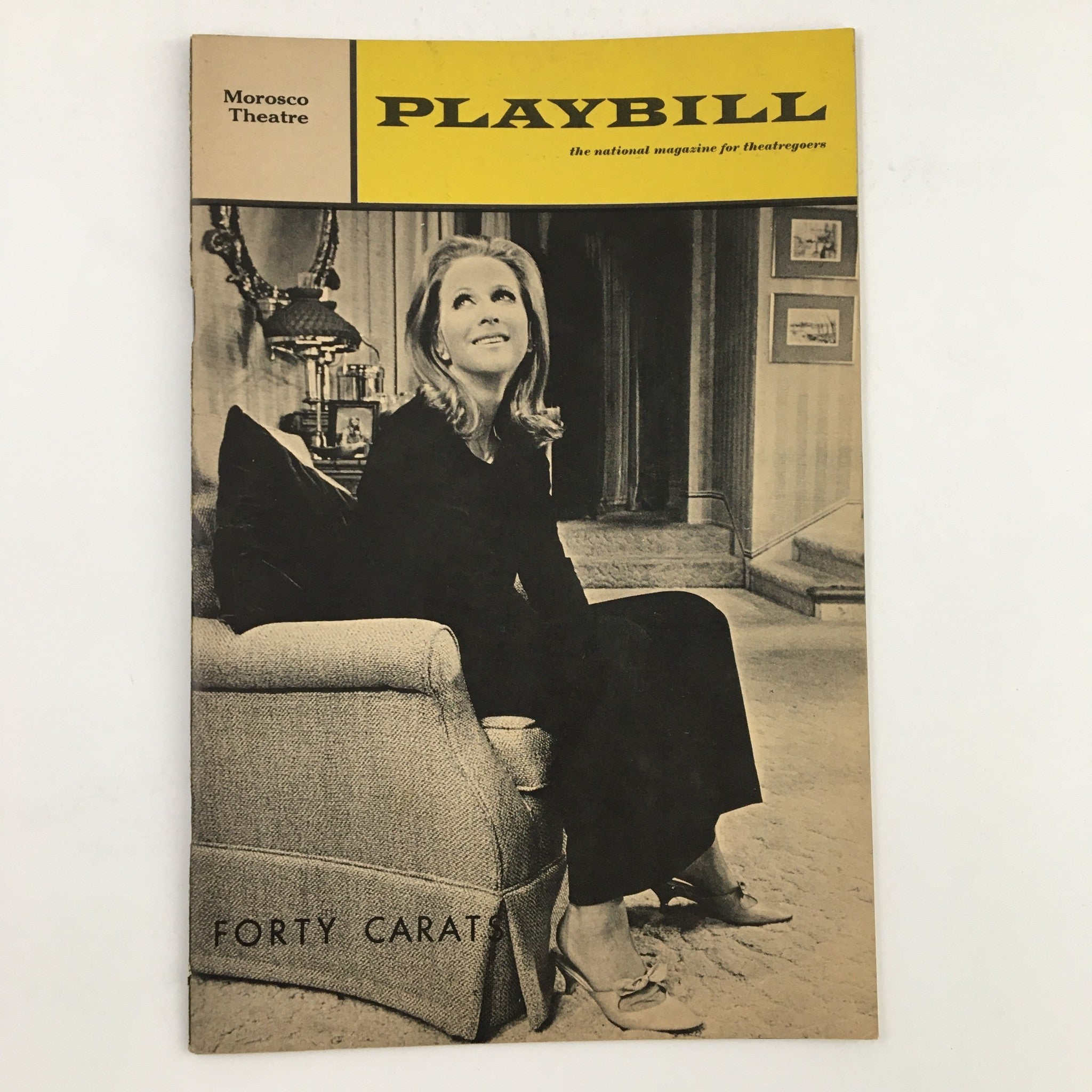 1969 Playbill The Morosco Theatre Present Julie Harris in Forty Carats